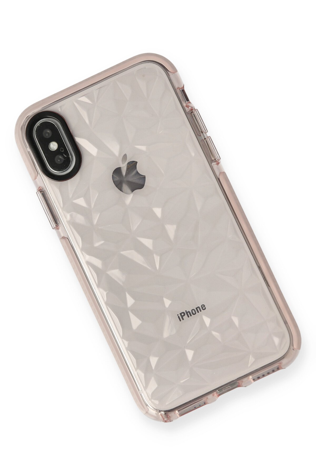 Newface iPhone XS Kılıf First Silikon - Pembe