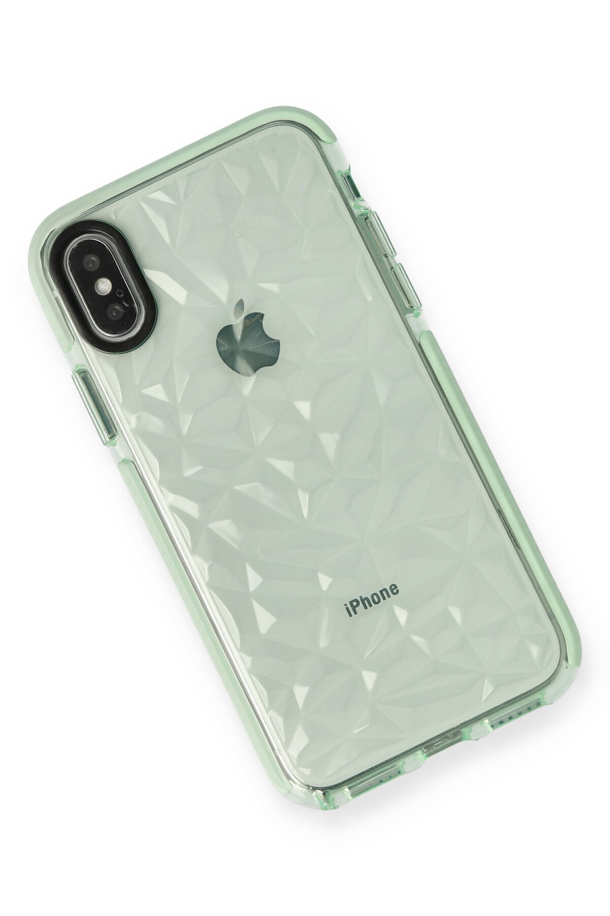 Newface iPhone XS Kılıf Trow Silikon Kapak - Yeşil