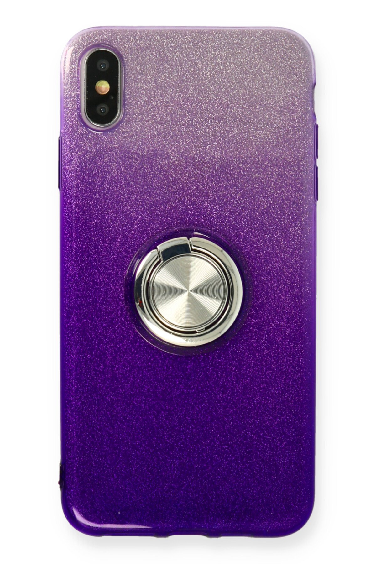 Newface iPhone X Kılıf Loop Deri Silikon - Kırmızı