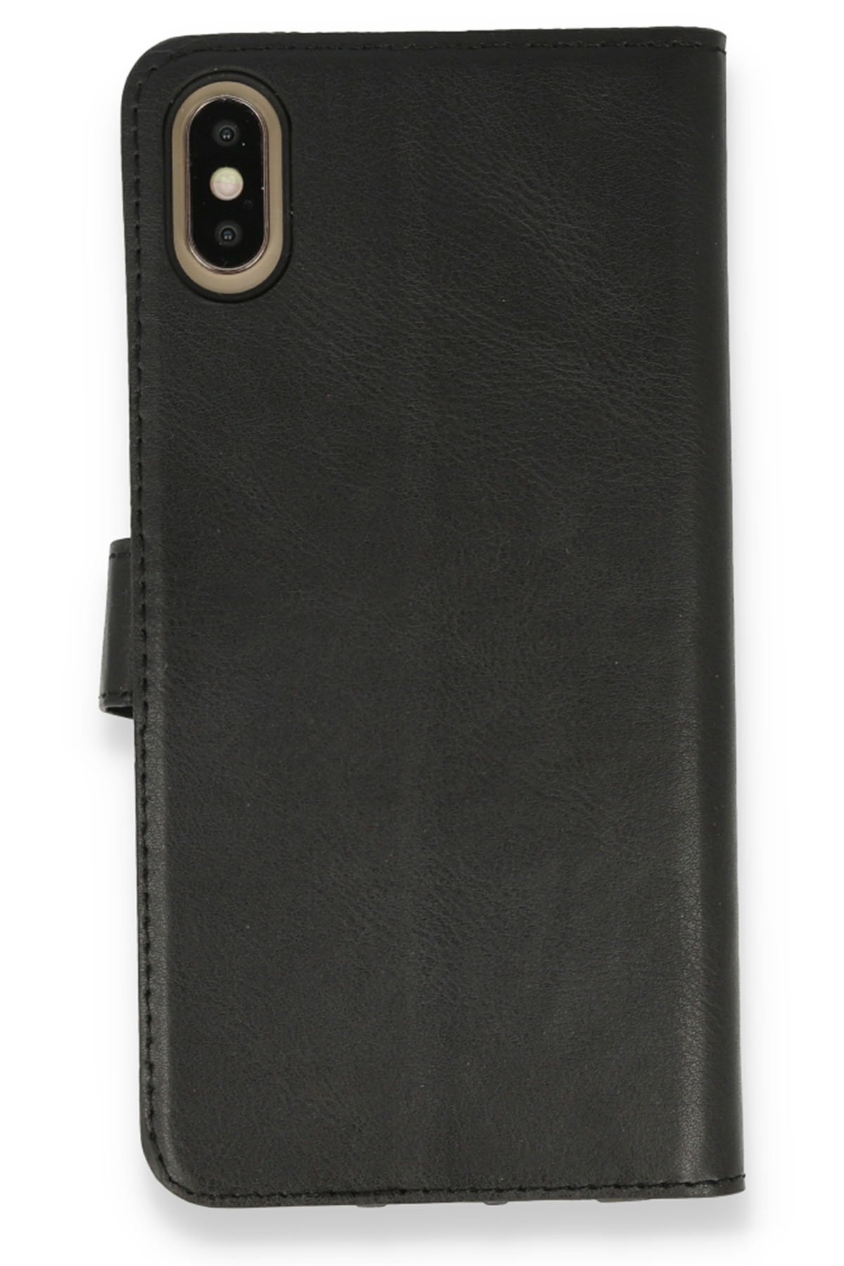 Newface iPhone X Kılıf Sky Deri Silikon - Sarı