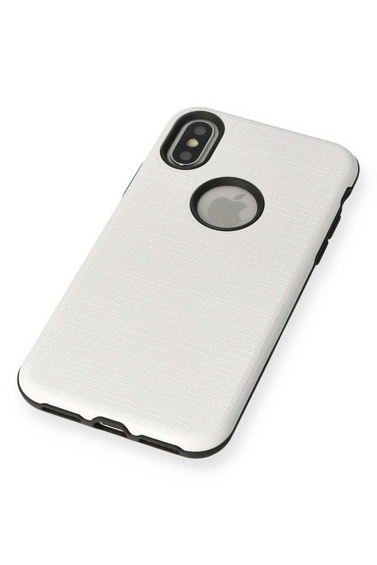 Newface iPhone XS Kılıf Platin Silikon - Mavi