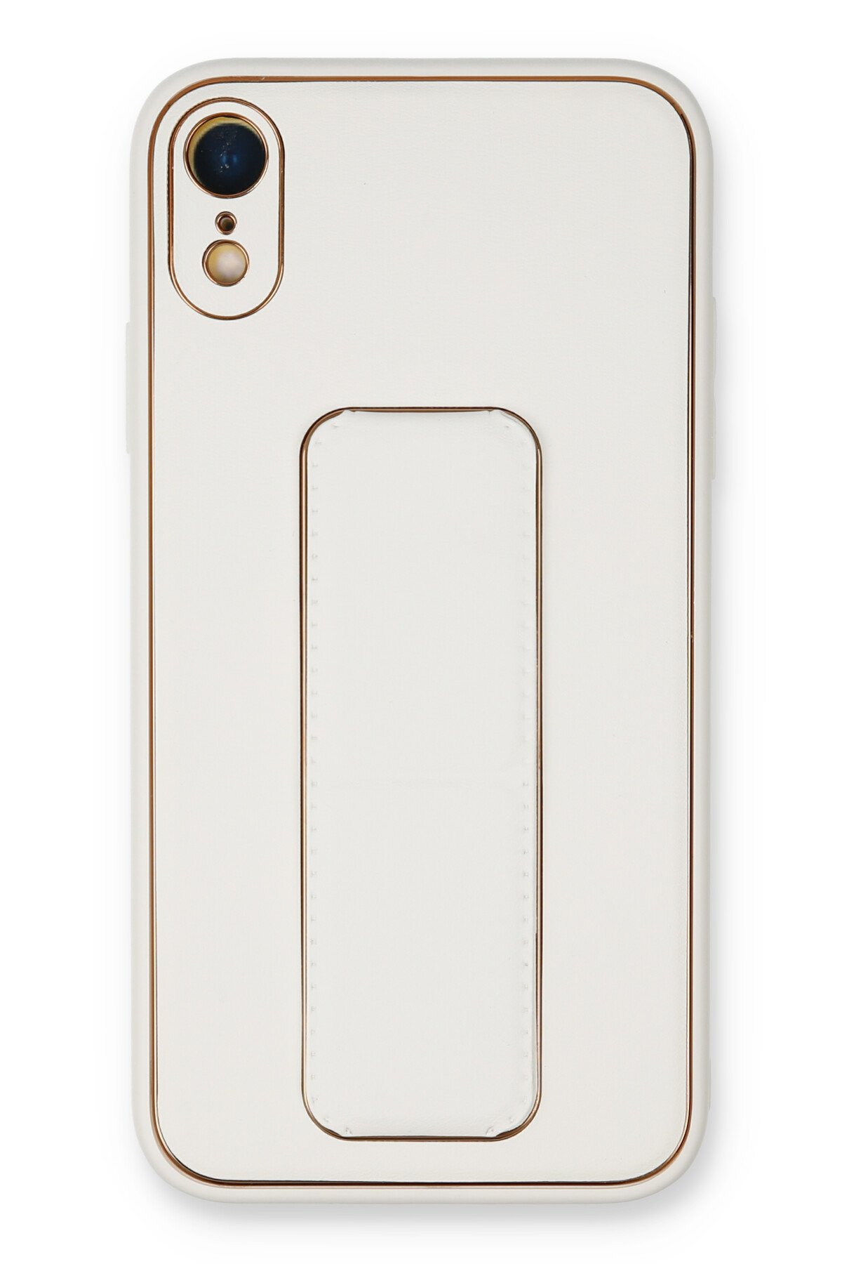 Newface iPhone XR Kılıf Ottoman Simli Silikon - Kırmızı