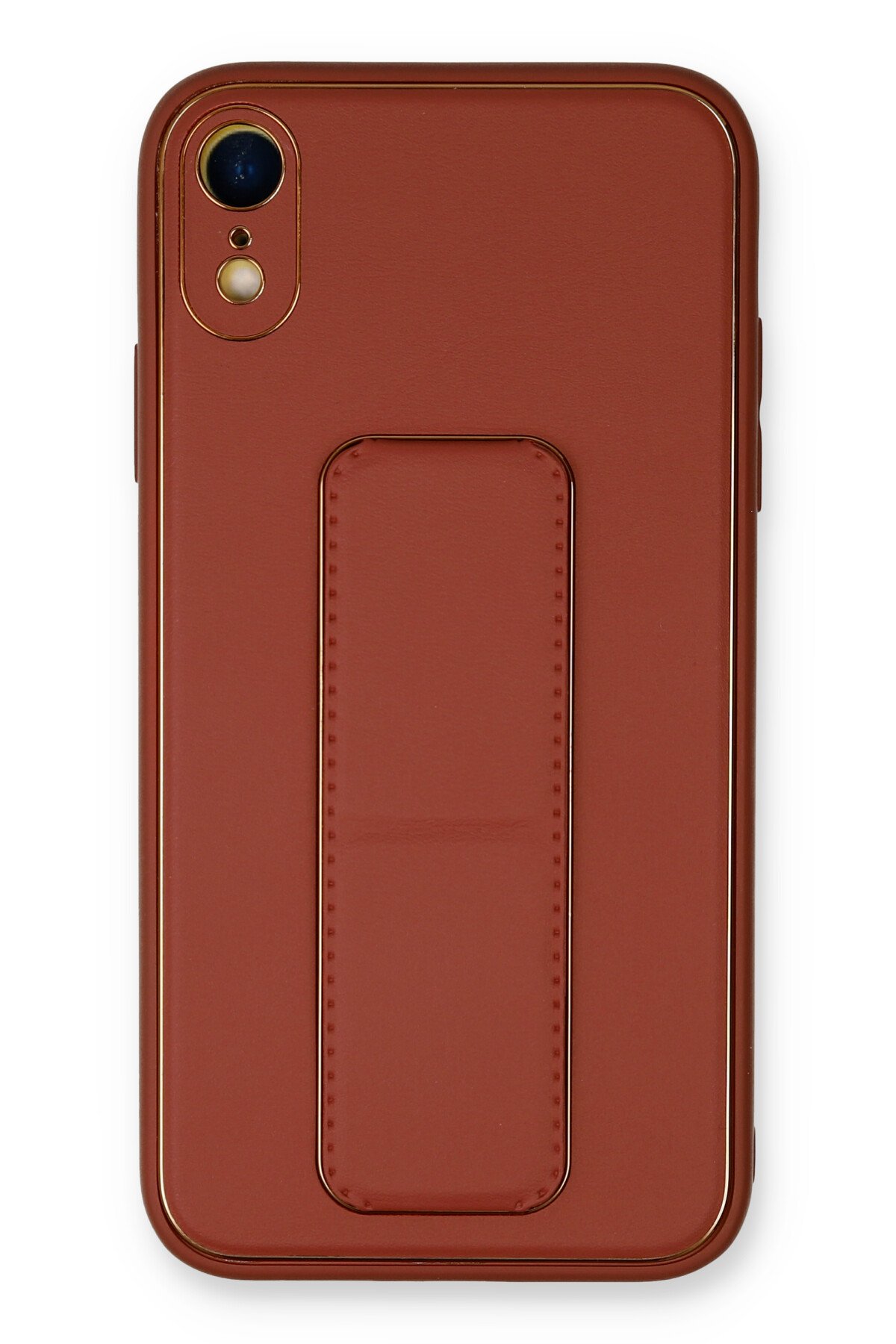 Newface iPhone XR Kılıf Platin Kamera Koruma Silikon - Pembe