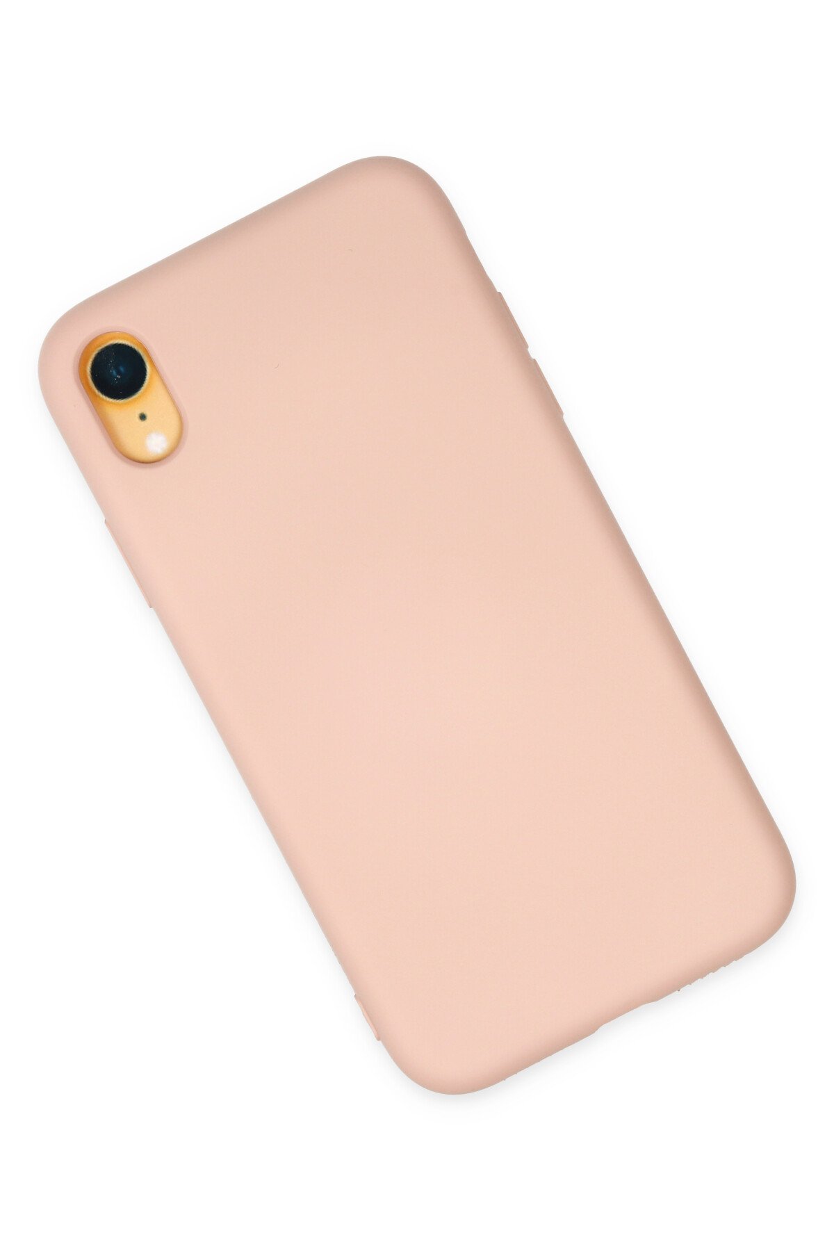 Newface iPhone XR Kılıf First Silikon - Sarı