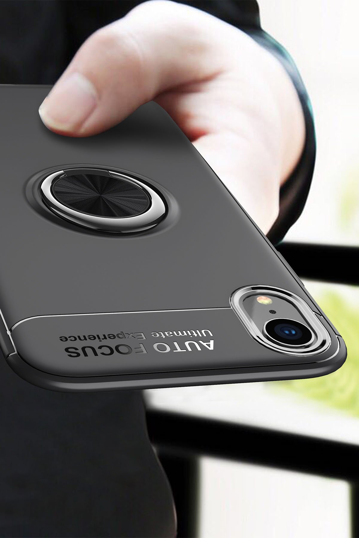 Newface iPhone XR Kılıf Coco Deri Standlı Kapak - Fuşya