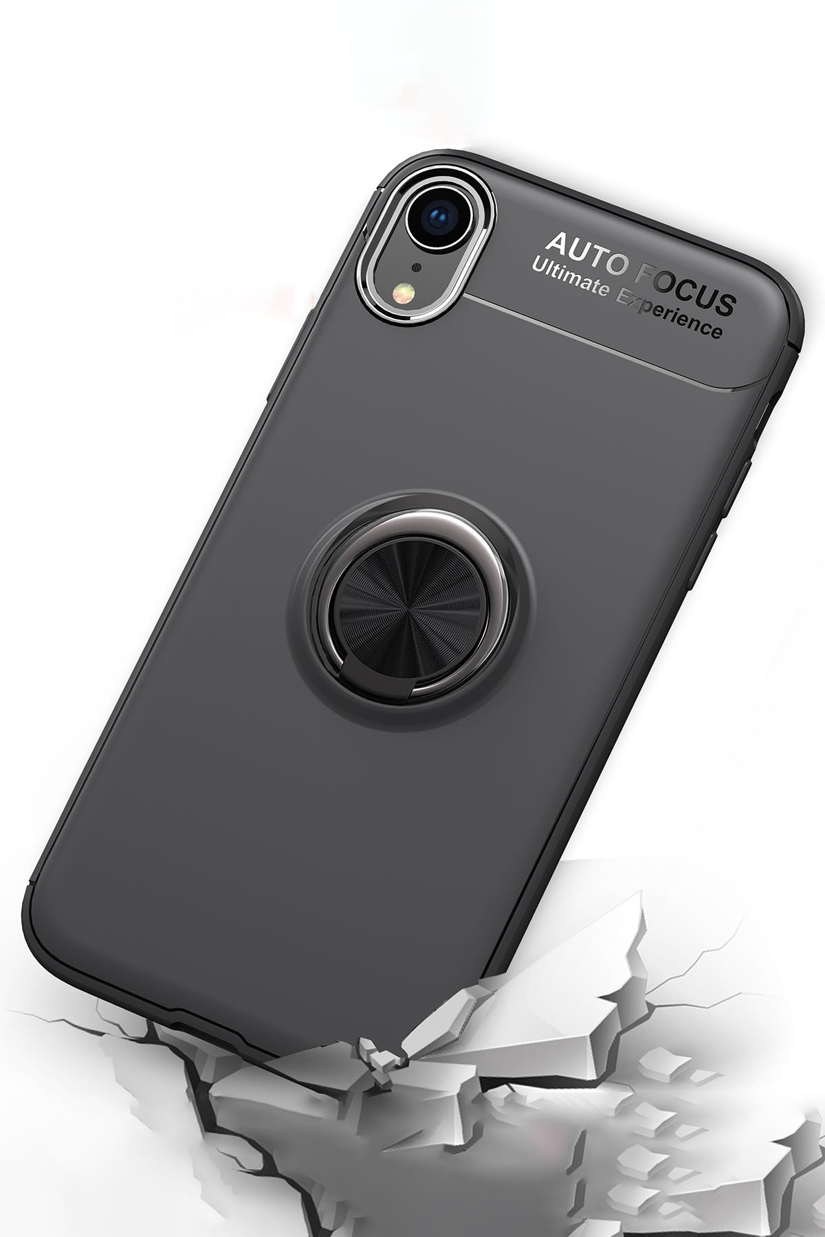 Newface iPhone XR Kılıf Coco Deri Standlı Kapak - Fuşya