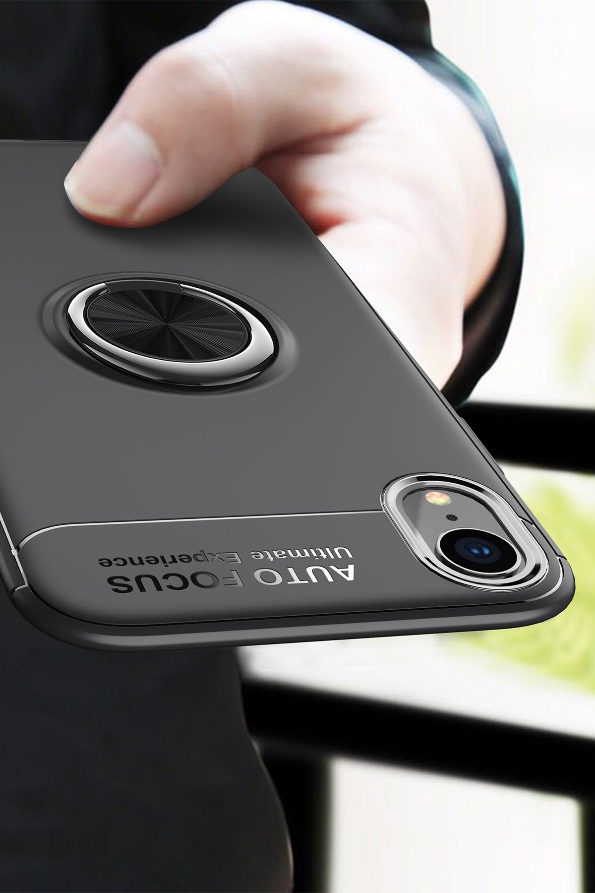 Newface iPhone XR Kılıf Nano içi Kadife  Silikon - Lacivert