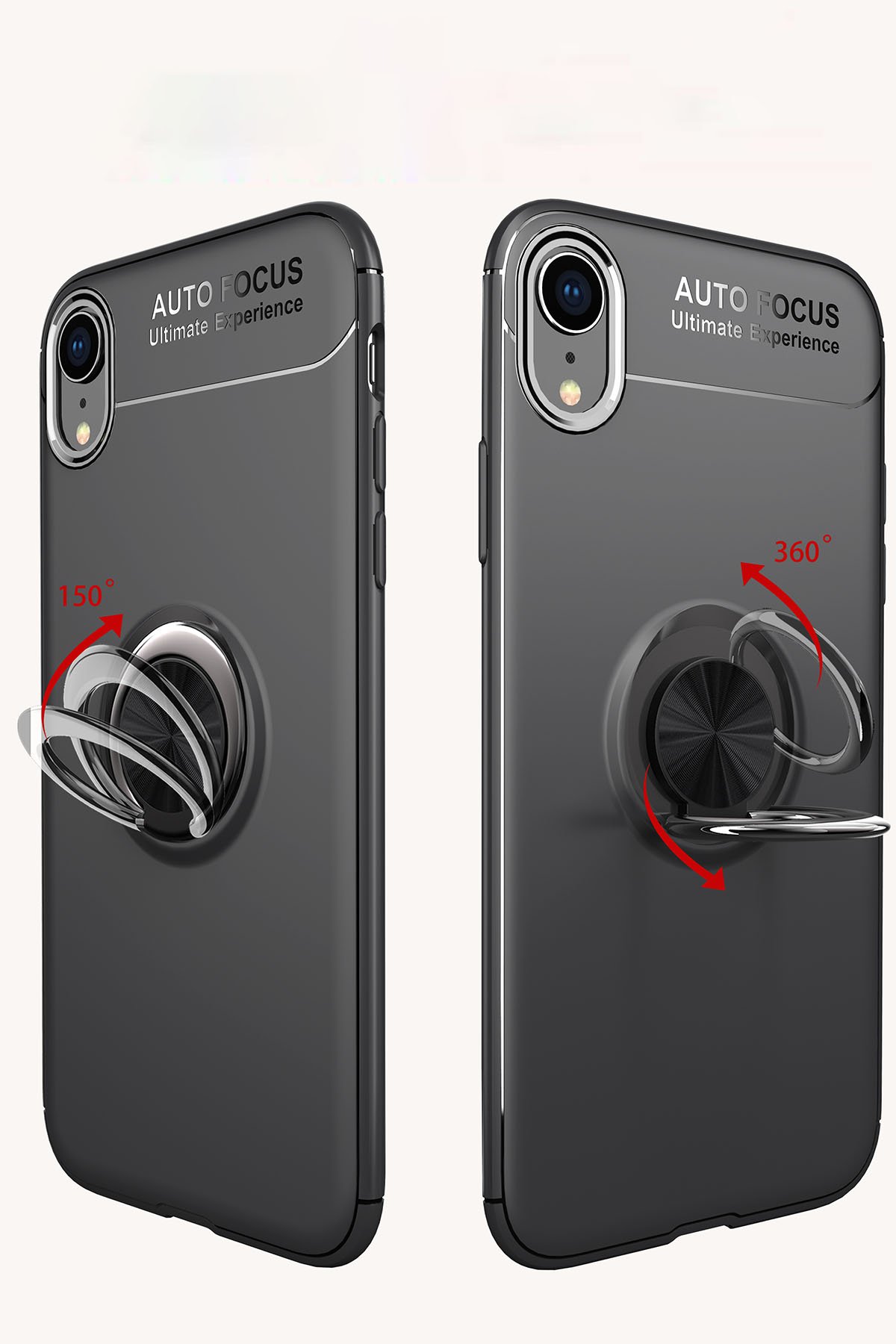 Newface iPhone XR Kılıf Ottoman Simli Silikon - Gri