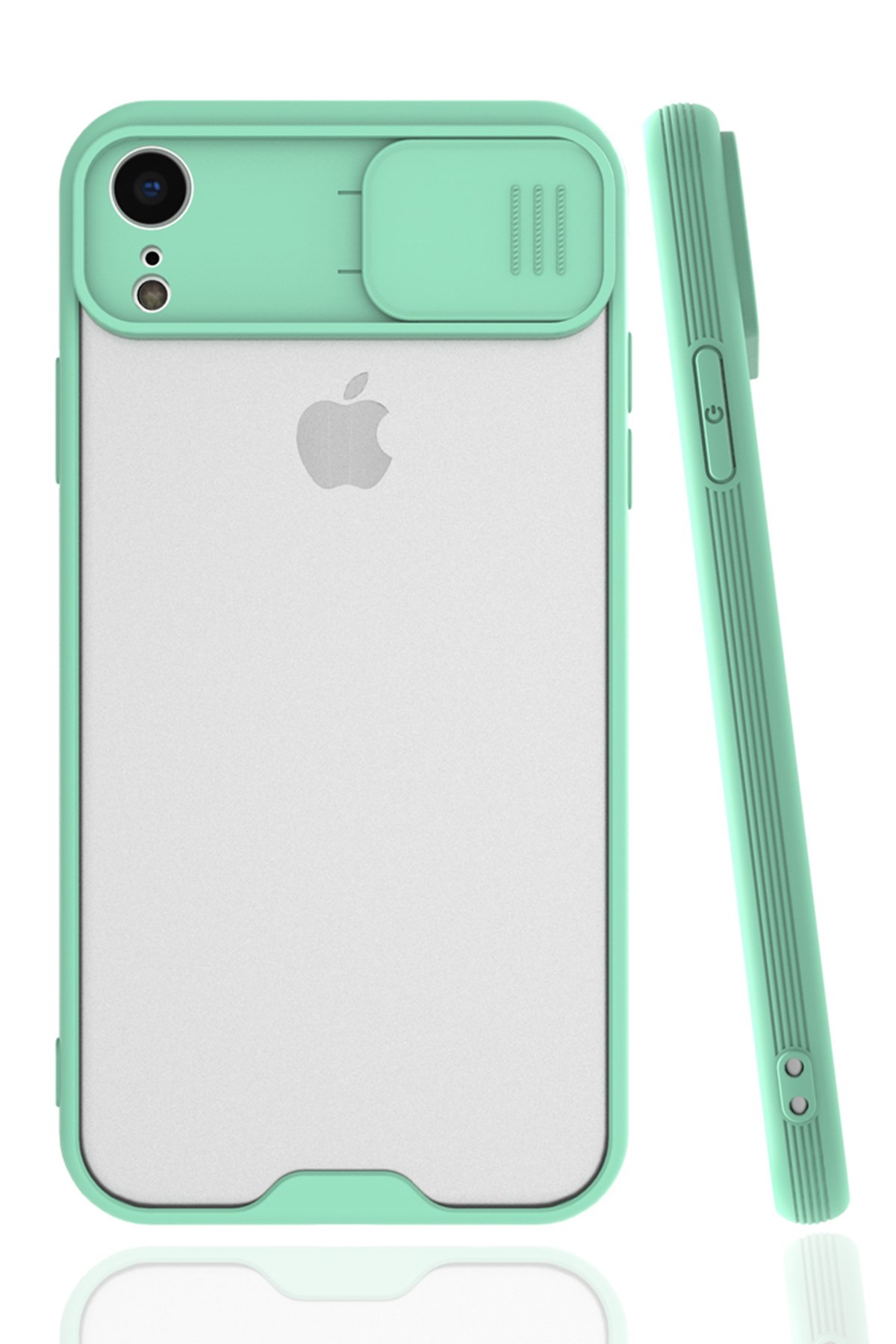 Newface iPhone XR Kılıf First Silikon - Gri