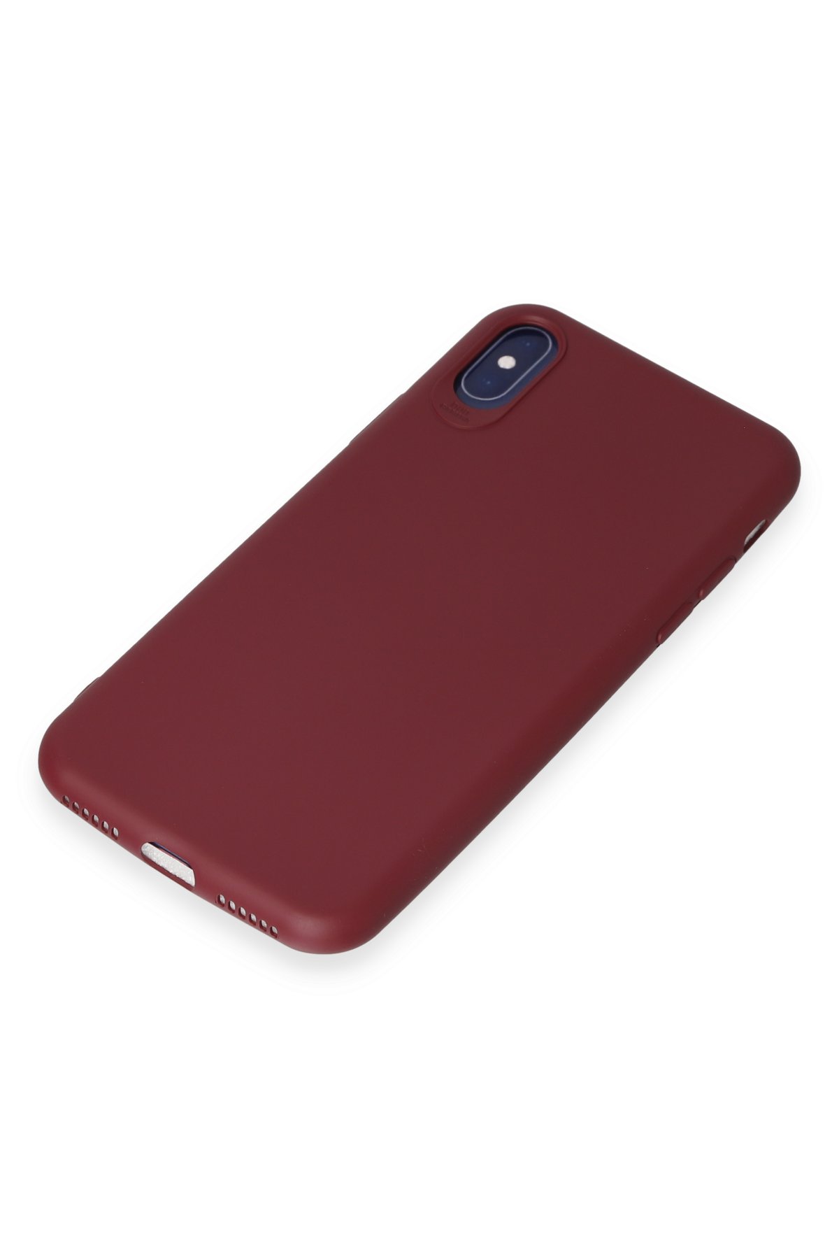 Newface iPhone XS Kılıf Palm Buzlu Kamera Sürgülü Silikon - Yeşil