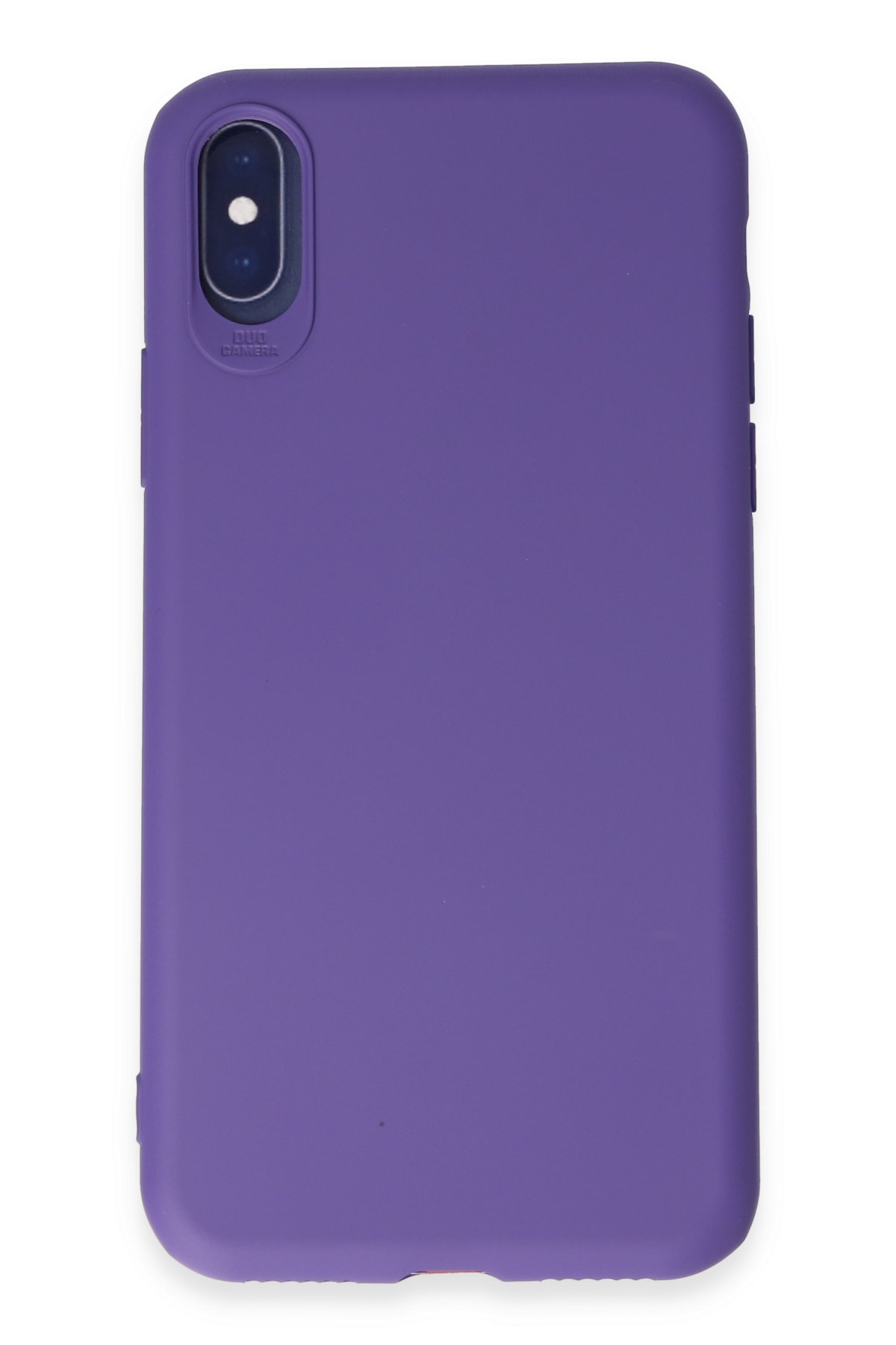 Newface iPhone XS Kılıf Montreal Yüzüklü Silikon Kapak - Kırmızı