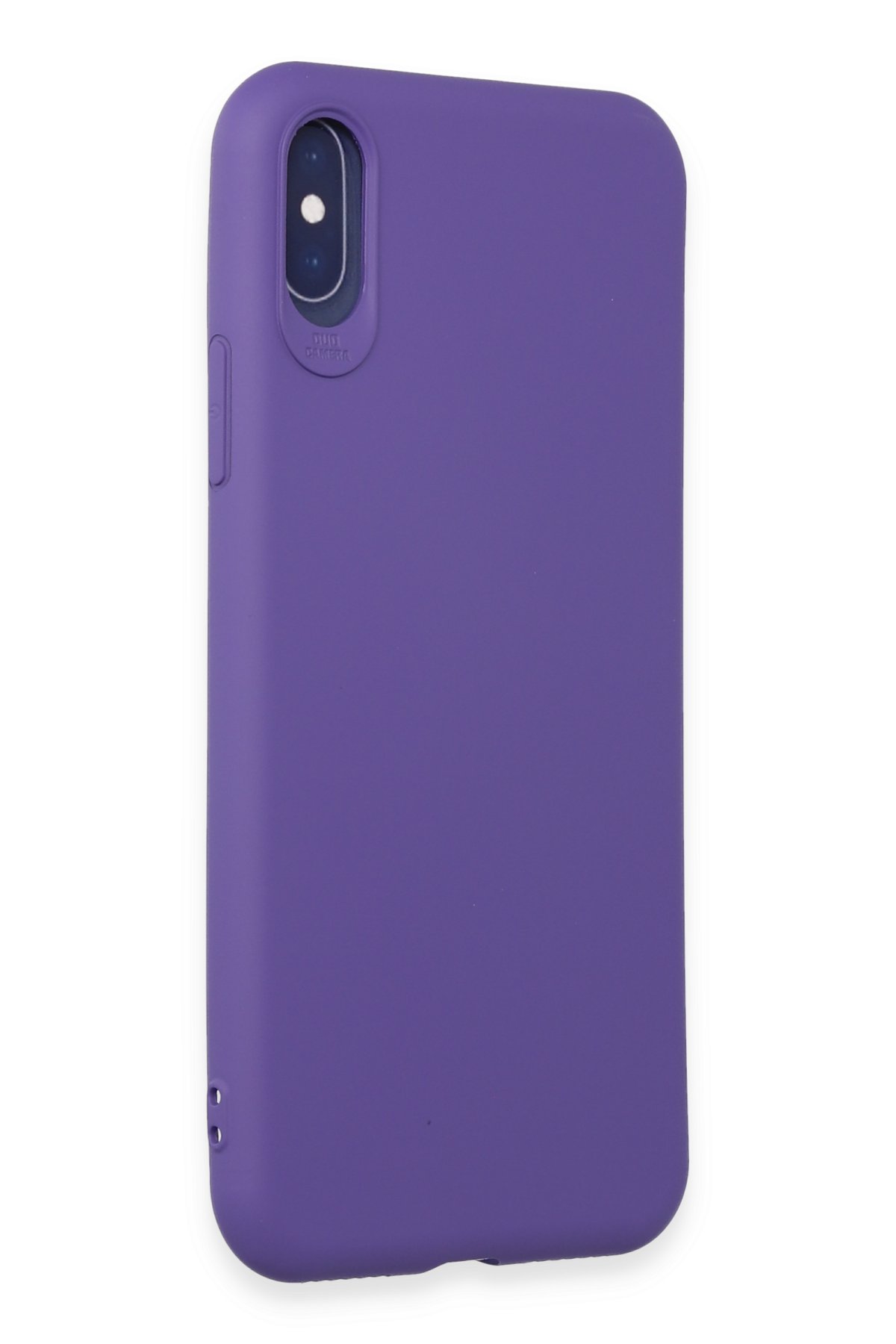 Newface iPhone XS Kılıf Montreal Yüzüklü Silikon Kapak - Kırmızı