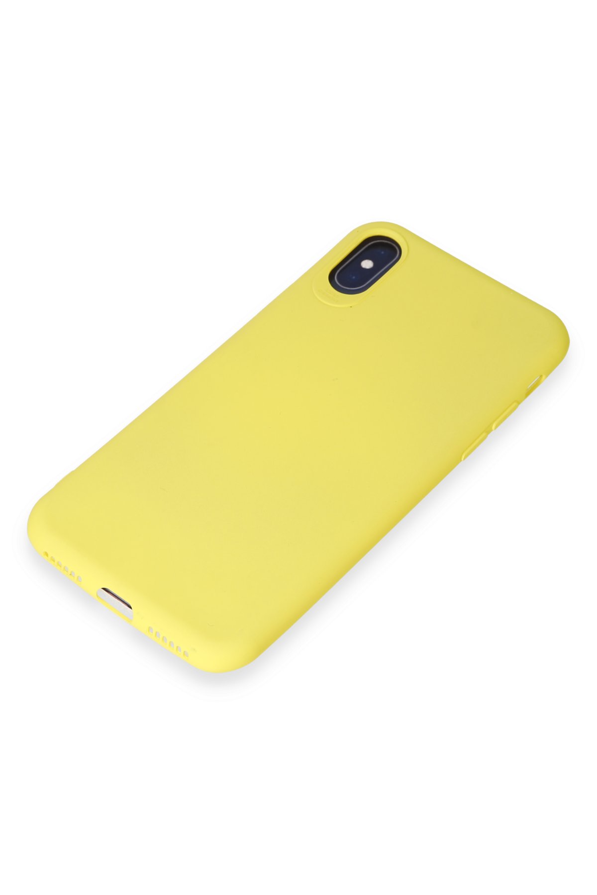 Newface iPhone XS Kılıf Sofya Yüzüklü Silikon Kapak - Gümüş