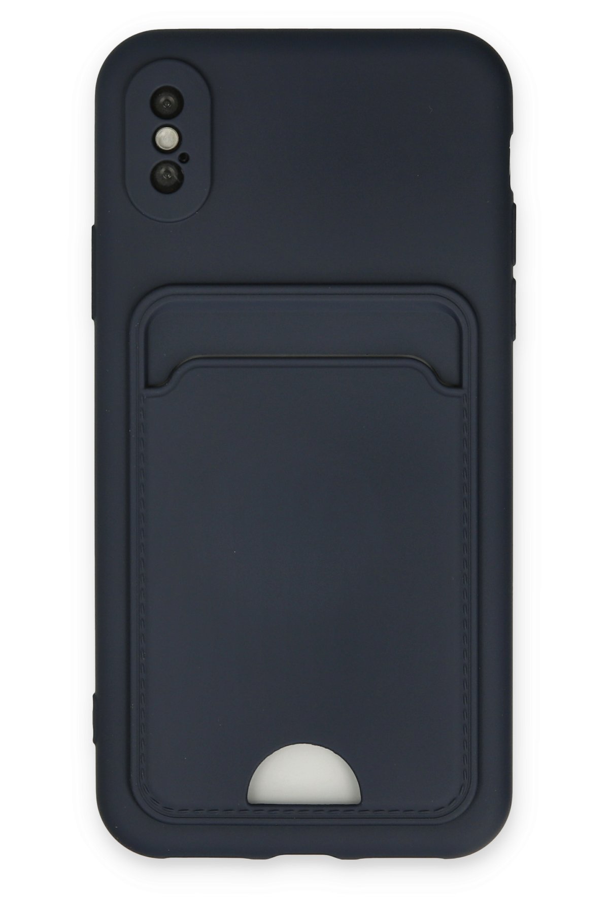 Newface iPhone XS Kılıf Lansman Glass Kapak - Sarı