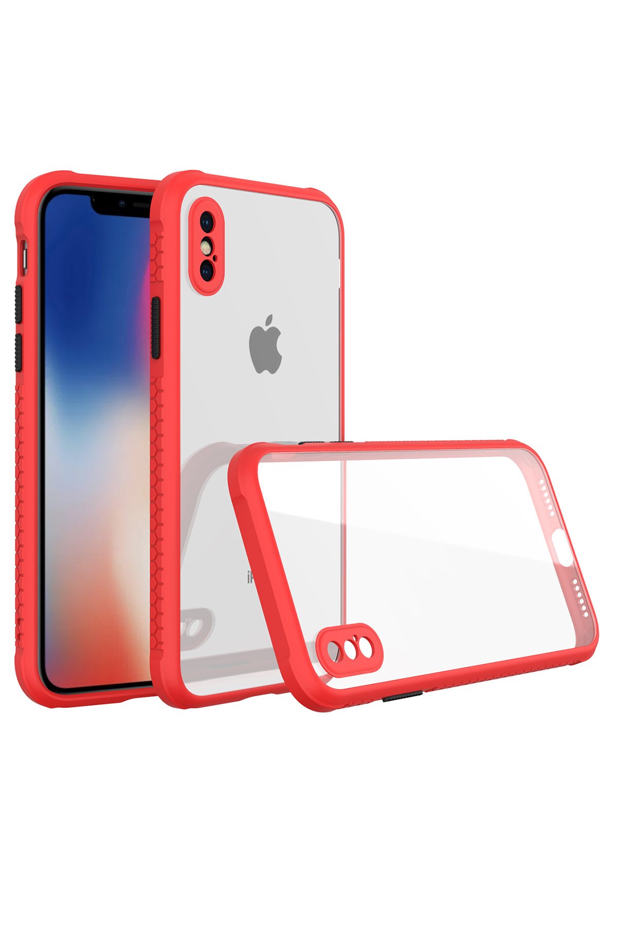 Newface iPhone XS Kılıf First Silikon - Mor