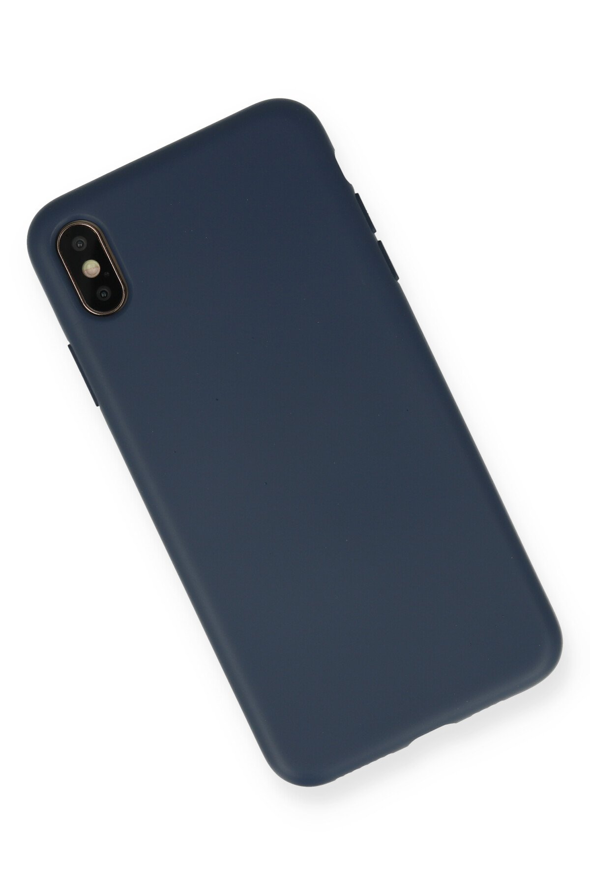 Newface iPhone XS Kılıf Lansman Glass Kapak - Turkuaz