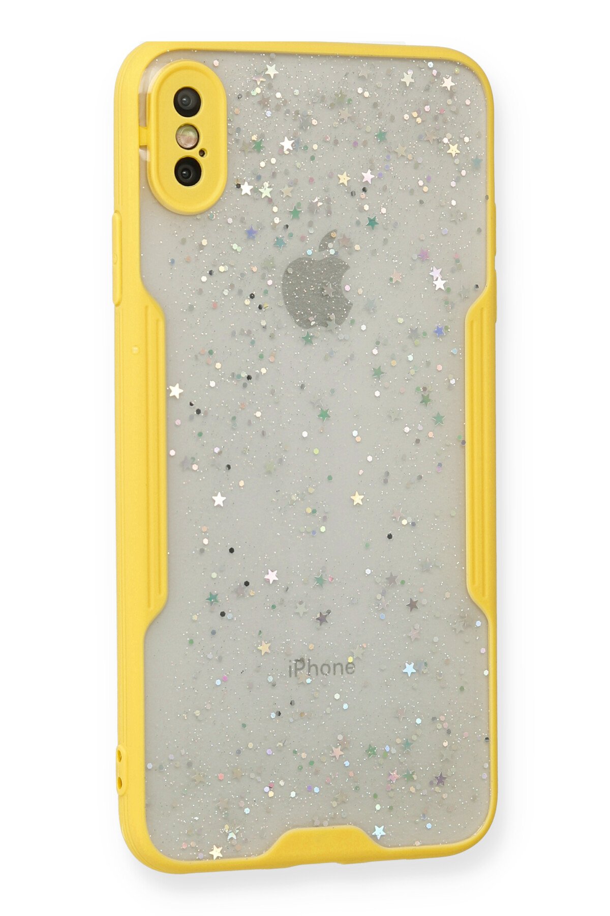 Newface iPhone XS Kılıf Montreal Yüzüklü Silikon Kapak - Buz Mavi