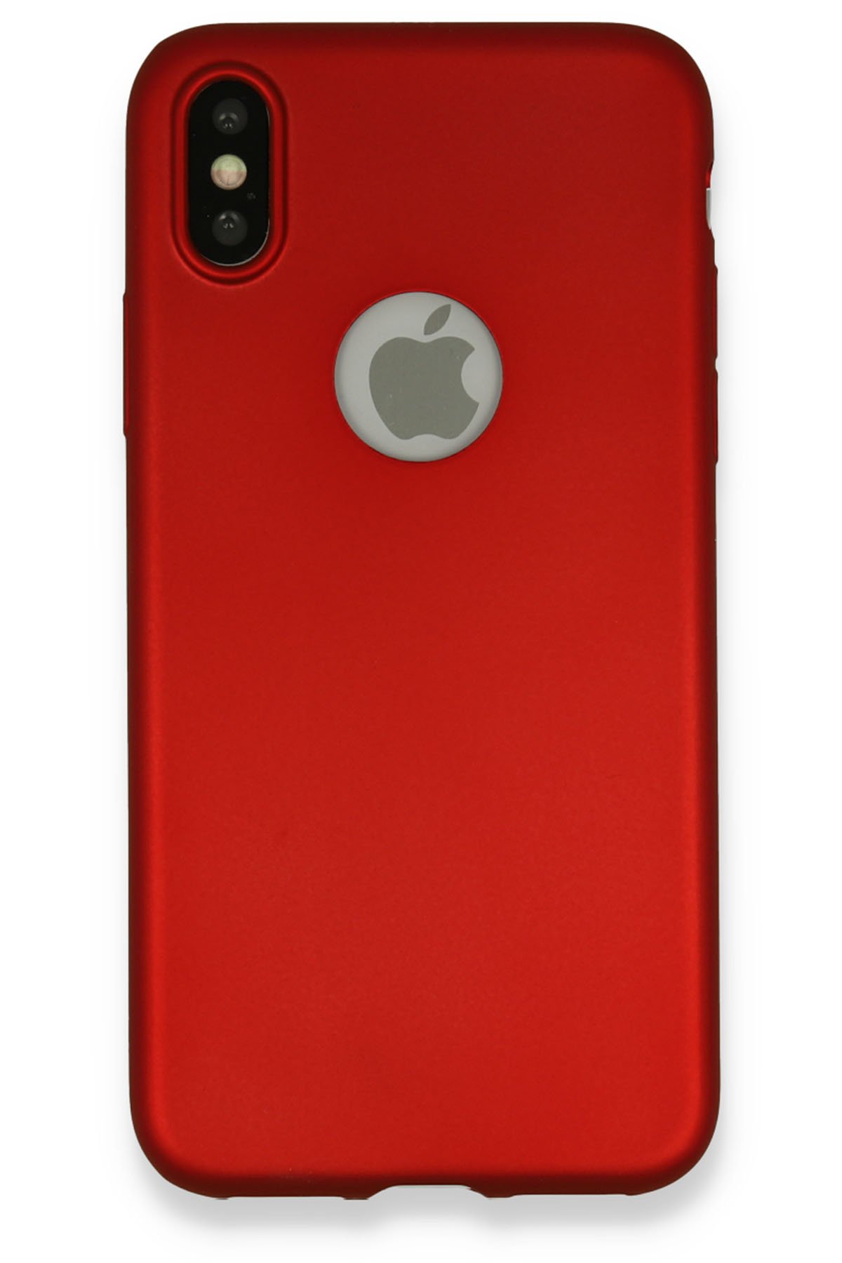 Newface iPhone XS Kılıf Range Yüzüklü Silikon - Siyah