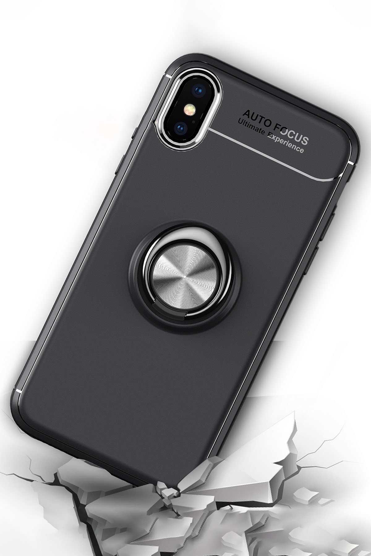 Newface iPhone XS Kılıf First Silikon - Turuncu
