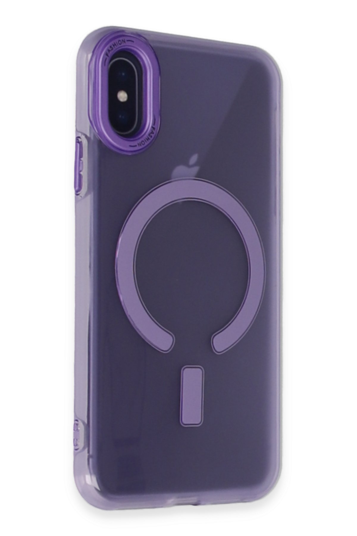 Newface iPhone XS Kılıf Lansman Glass Kapak - Kırmızı