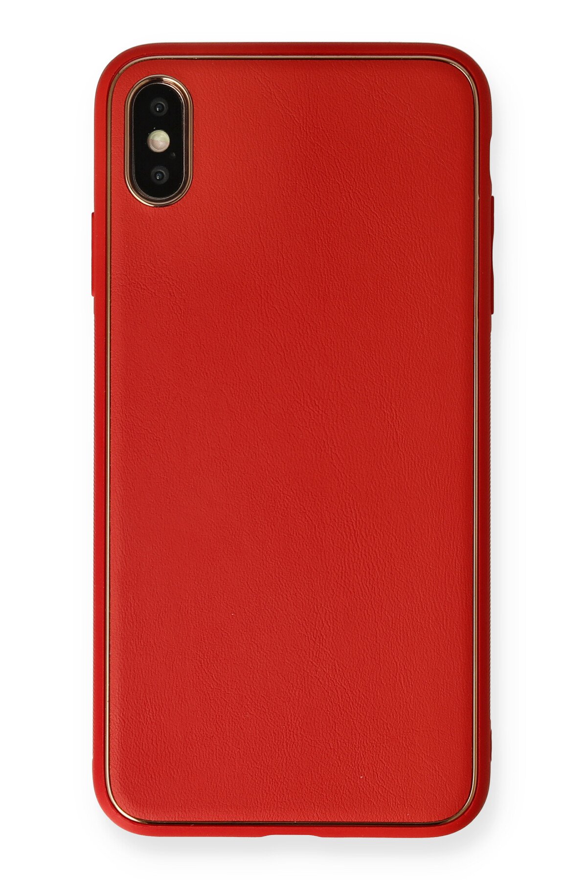 Newface iPhone XS Max Kılıf Nano içi Kadife  Silikon - Turuncu
