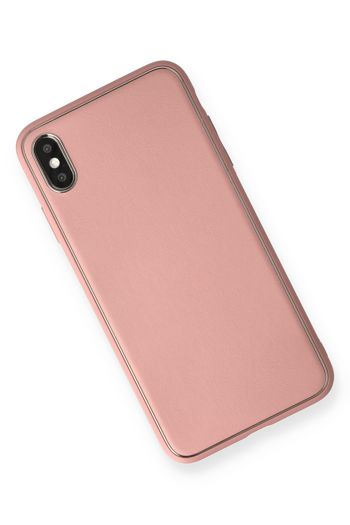 Newface iPhone XS Max Kılıf Platin Kamera Koruma Silikon - Sarı