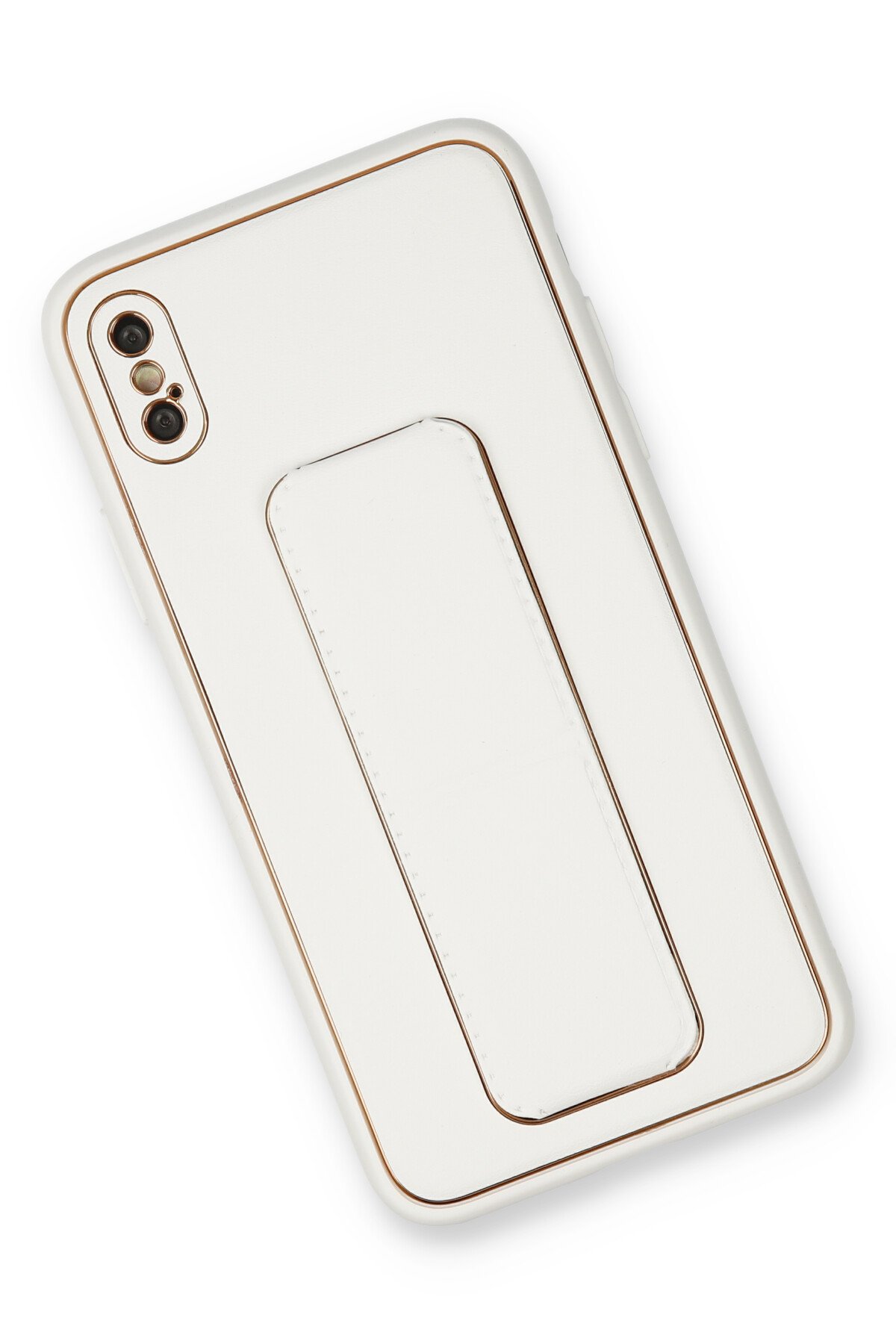 Newface iPhone XS Max Kılıf Gros Yüzüklü Silikon - Pembe