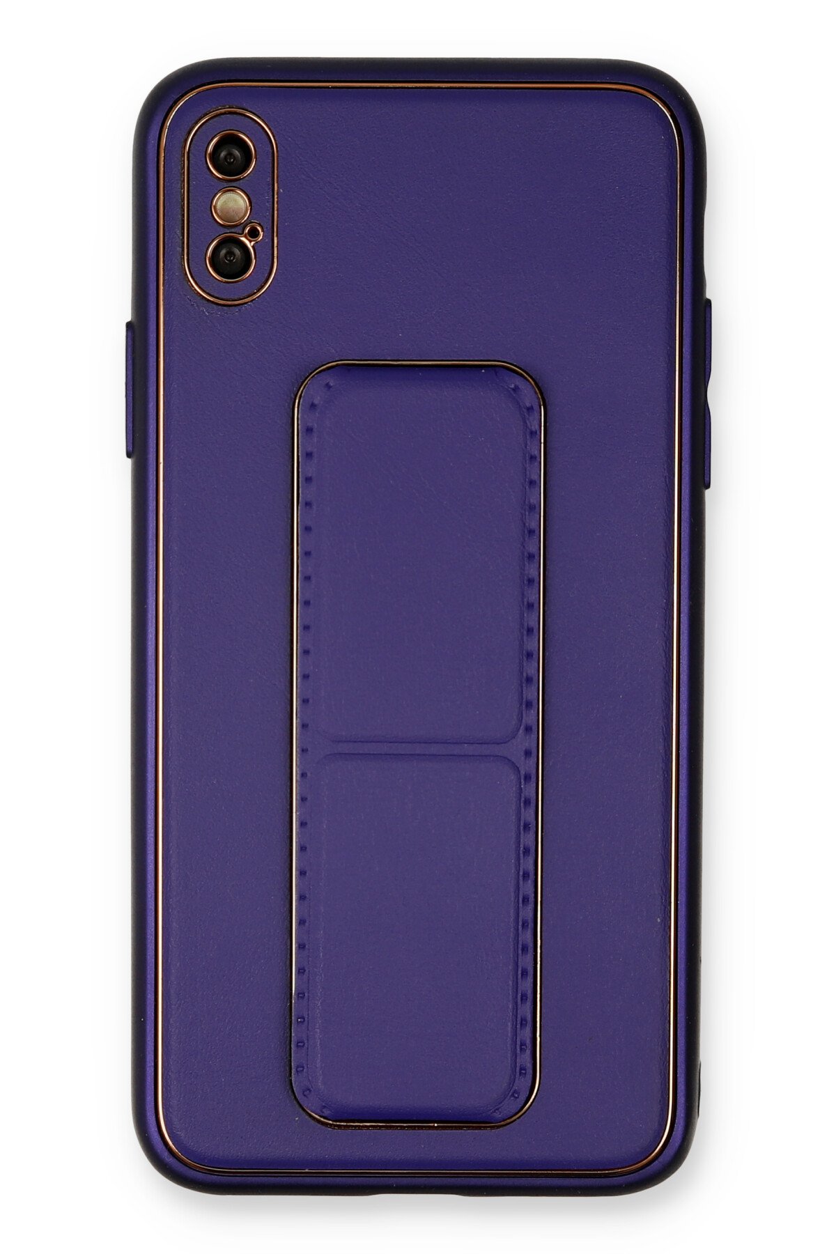 Newface iPhone XS Max Kılıf Nano içi Kadife Silikon - Pudra