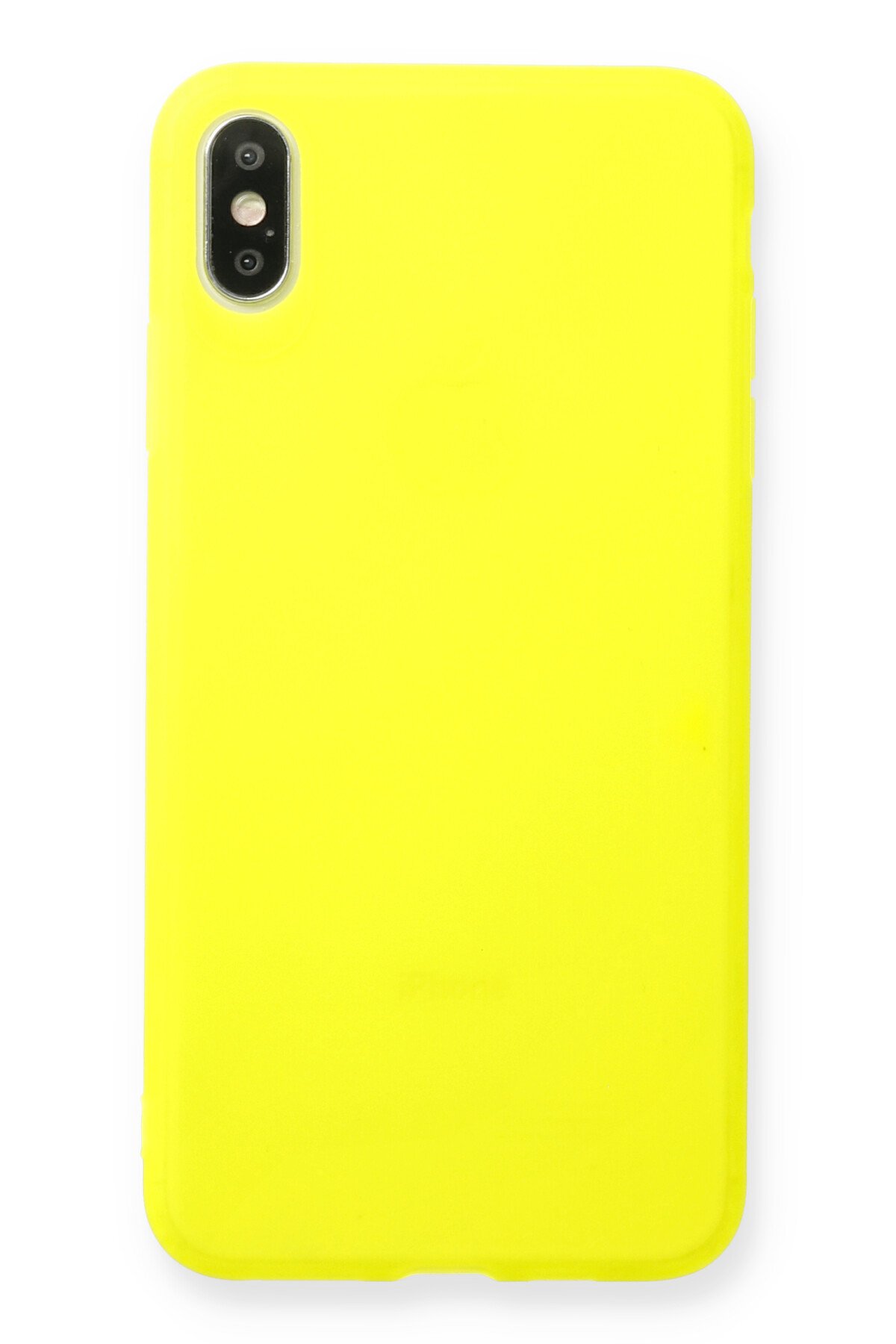 Newface iPhone X Kılıf Color Lens Silikon - Siyah