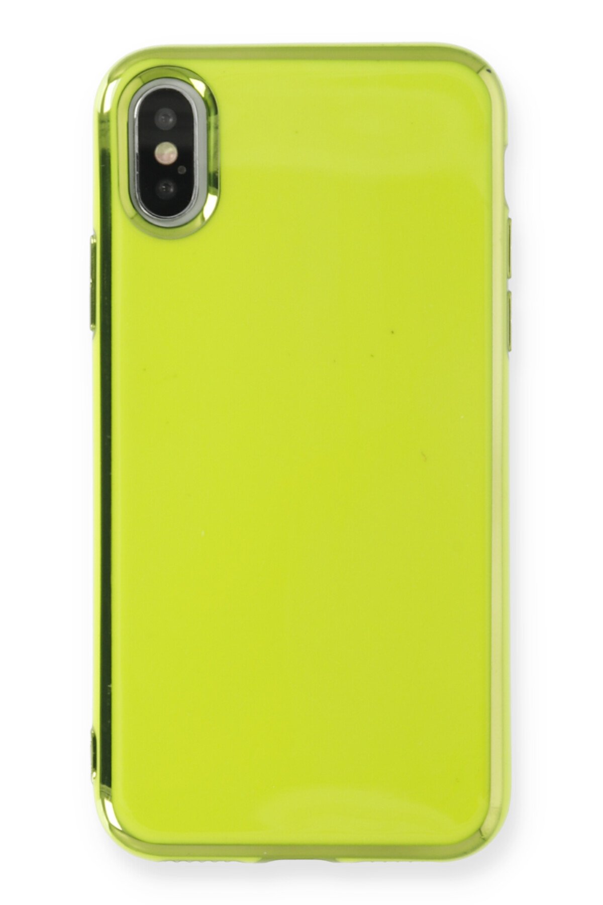 Newface iPhone XS Max Kılıf Lansman Legant Silikon - Sarı