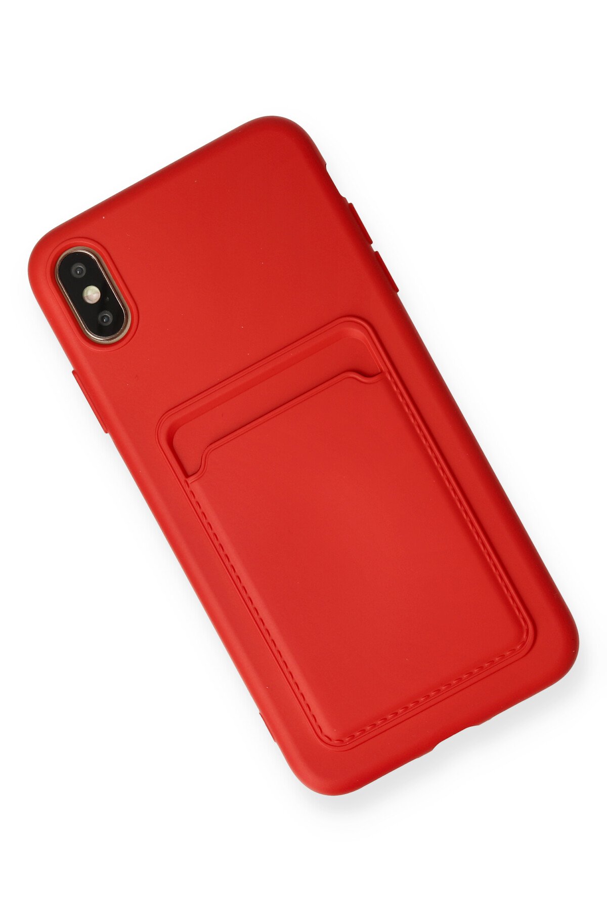 Newface iPhone XS Max Kılıf Coco Deri Standlı Kapak - Yeşil