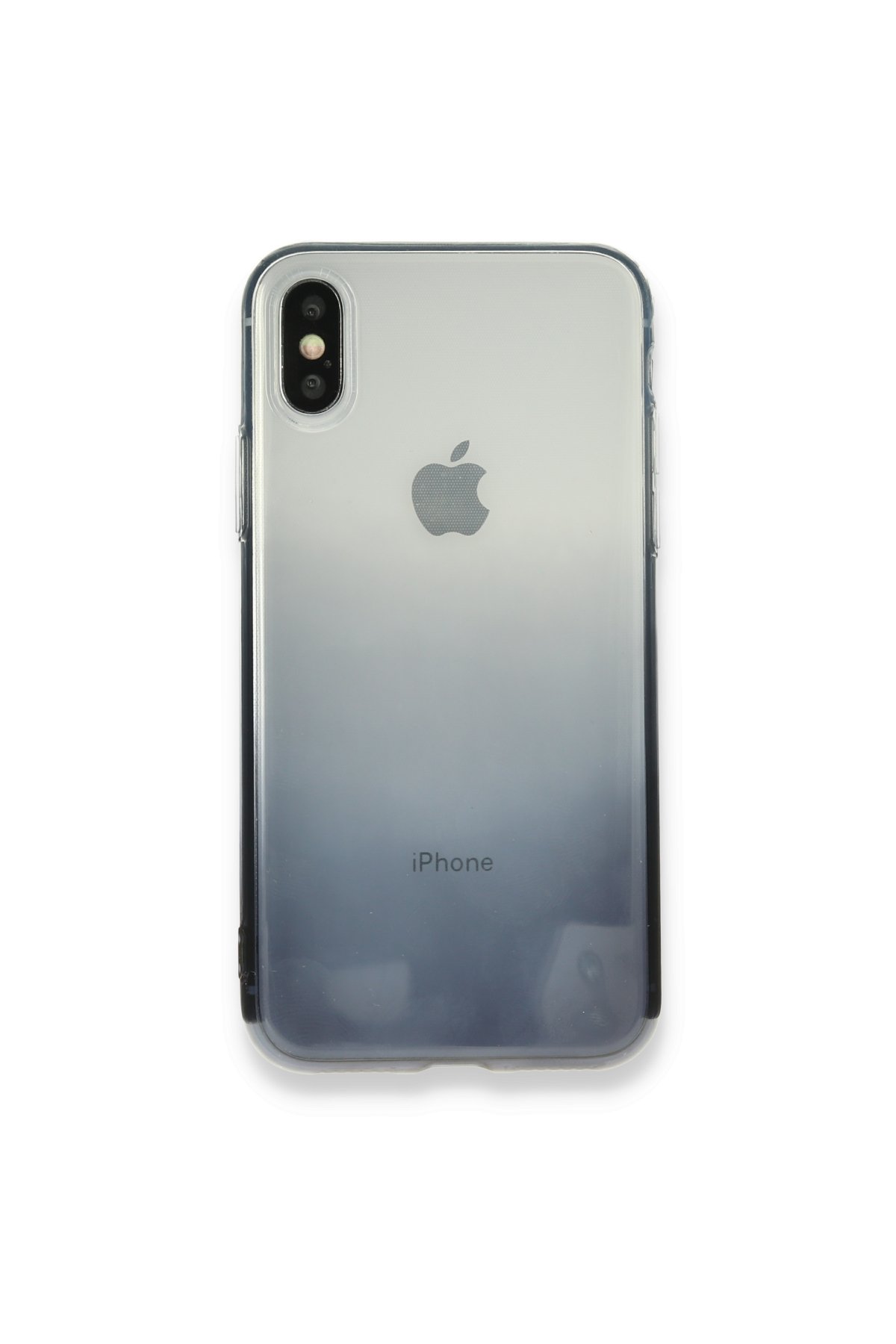 Newface iPhone X Kılıf Nano içi Kadife Silikon - Pudra