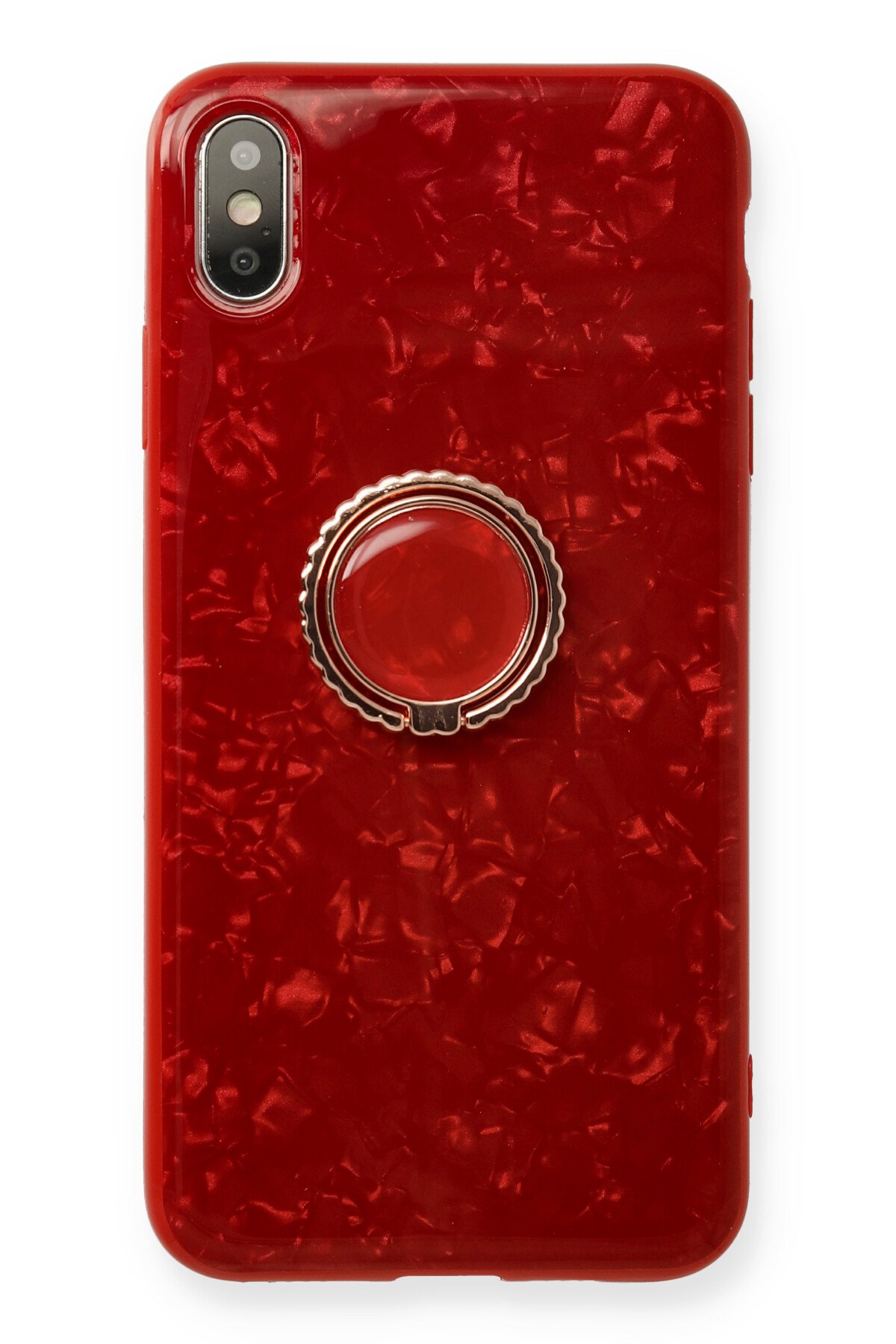 Newface iPhone XS Max Kılıf Auto Focus Karbon Kapak - Lacivert