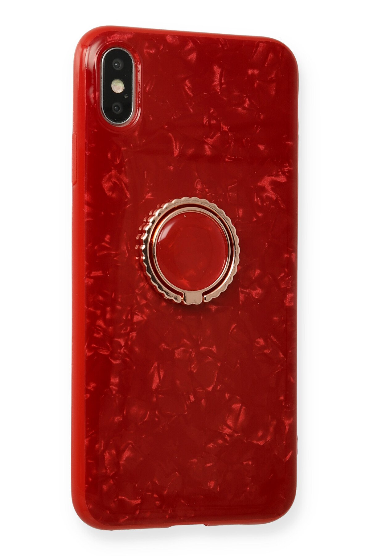 Newface iPhone XS Max Kılıf Auto Focus Karbon Kapak - Lacivert