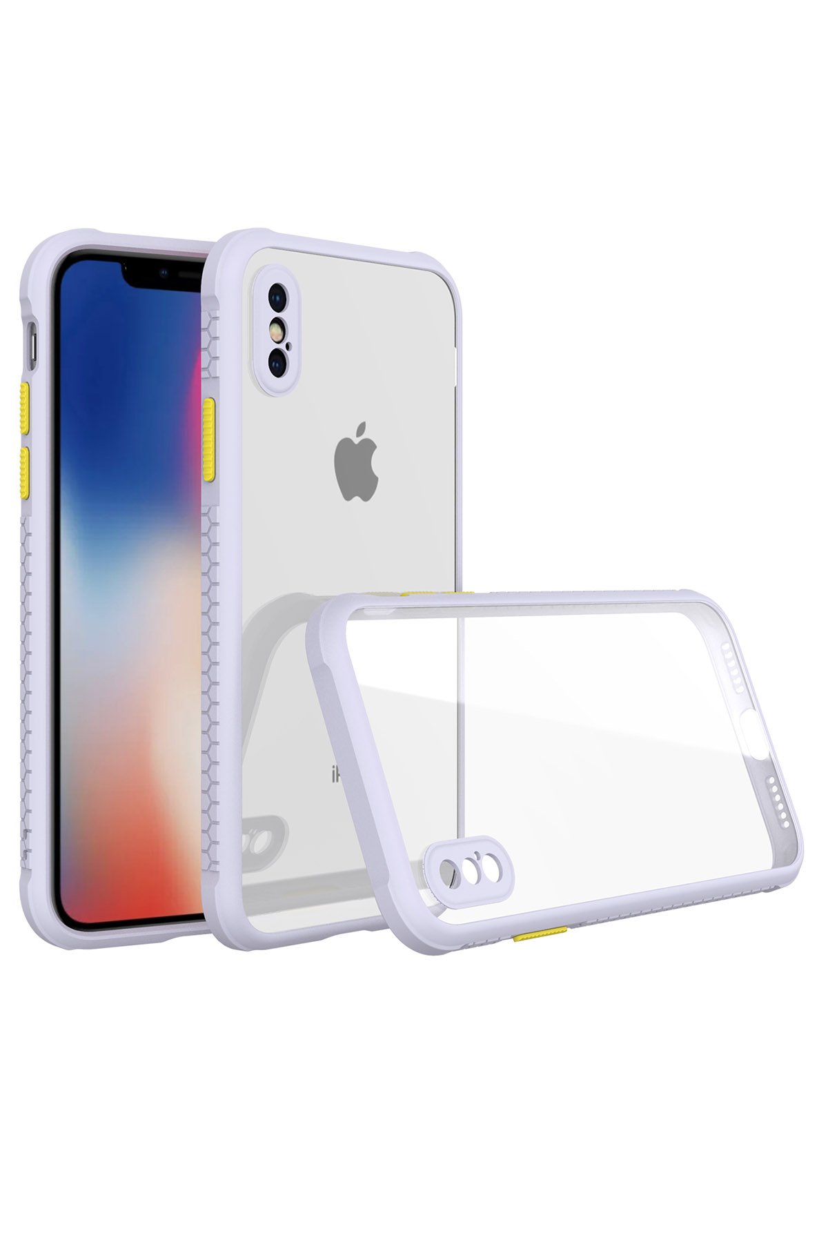 Newface iPhone XS Max Kılıf Magneticsafe Şeffaf Silikon - Şeffaf