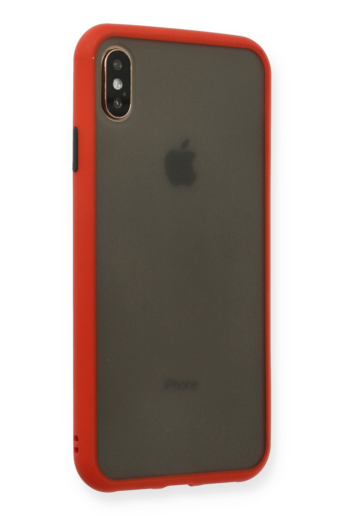 Newface iPhone XS Max Kılıf Trow Silikon Kapak - Kahverengi