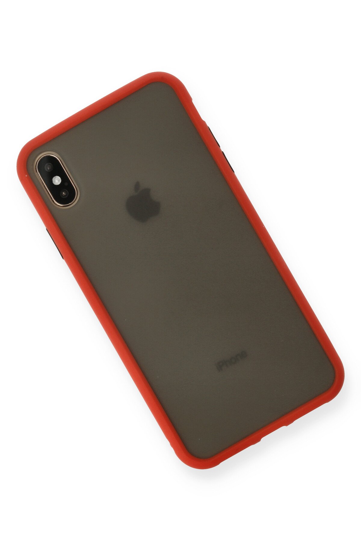 Newface iPhone XS Max Kılıf Trow Silikon Kapak - Kahverengi