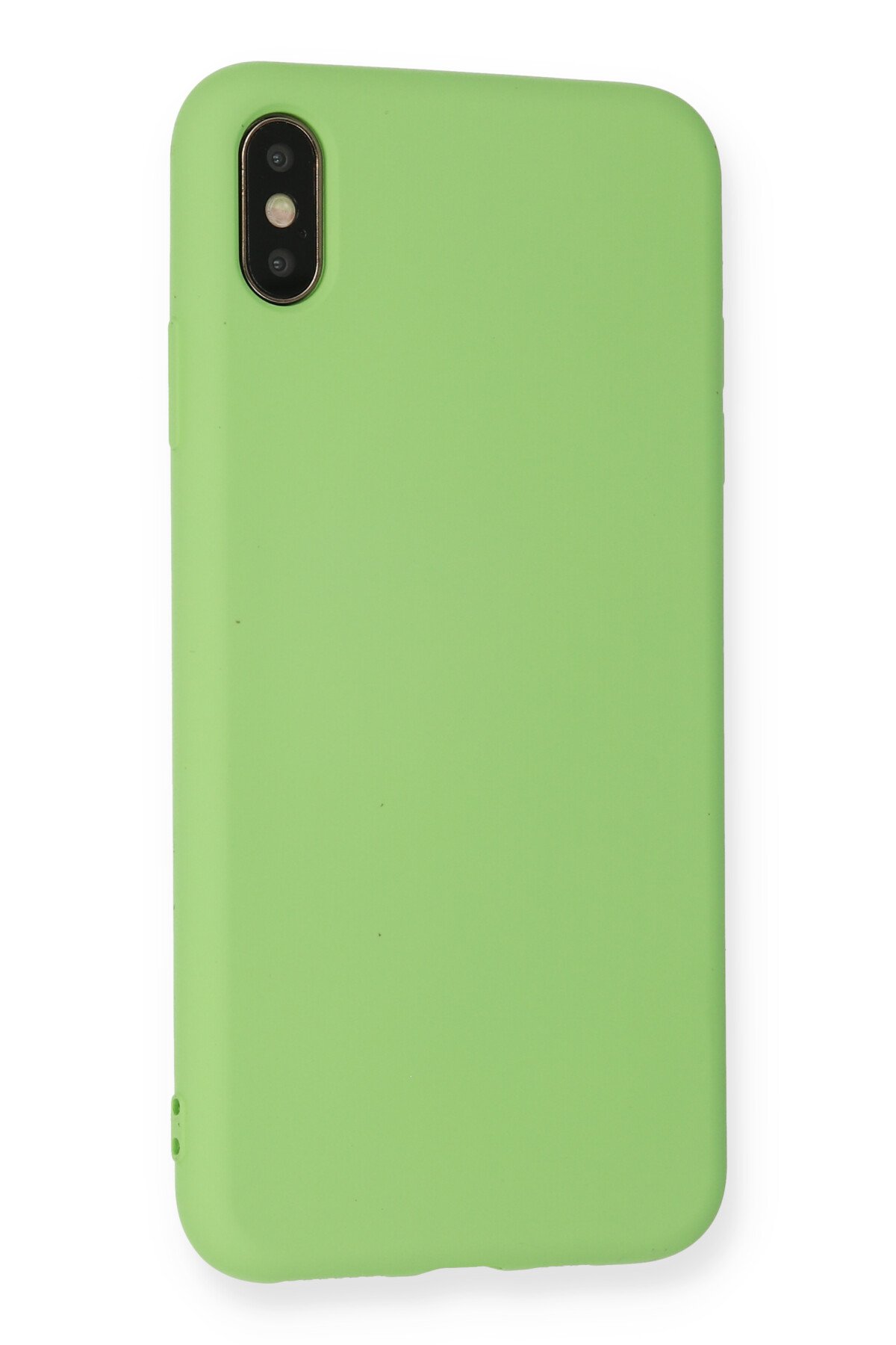 Newface iPhone XS Max Kılıf PP Ultra İnce Kapak - Sarı