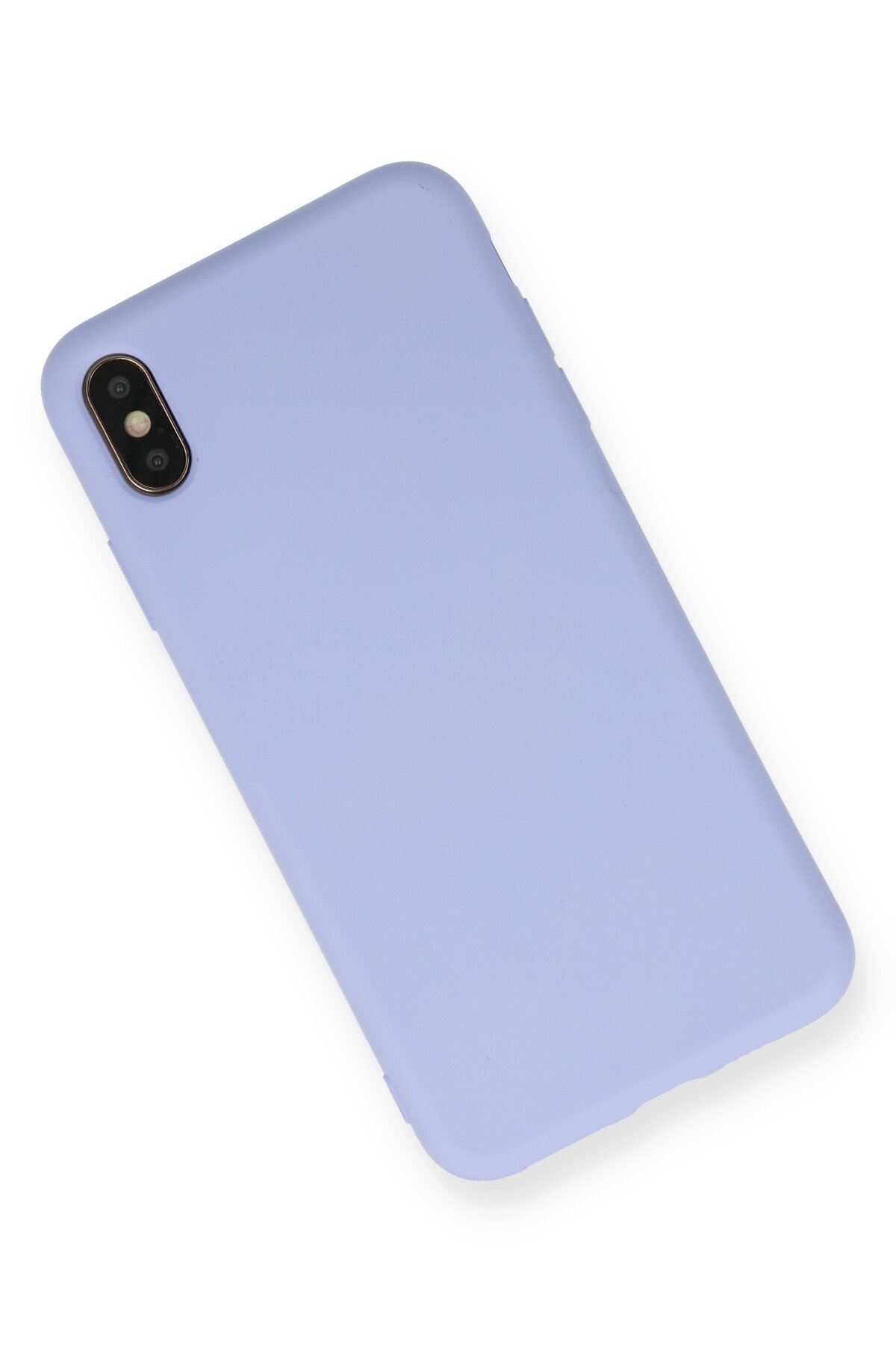 Newface iPhone XS Max Kılıf Platin Silikon - Mavi