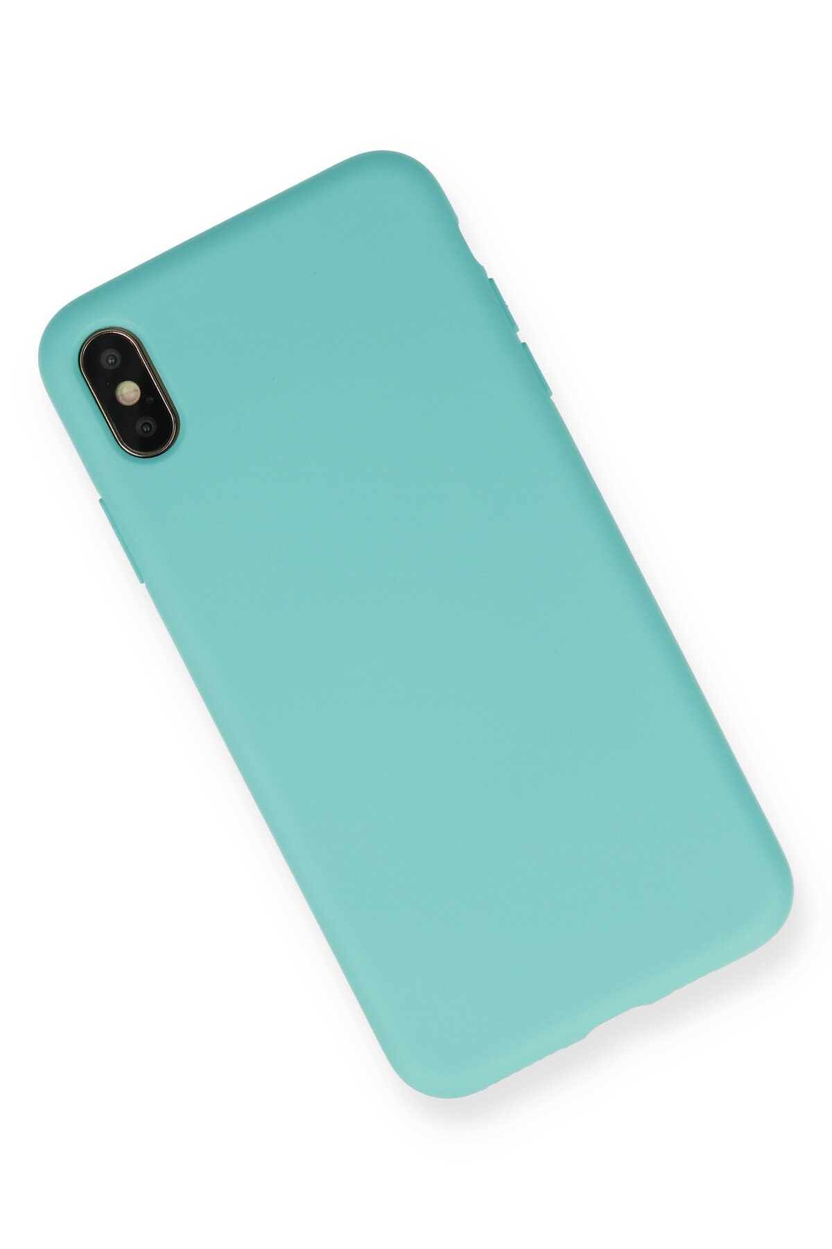 Newface iPhone XS Max Kılıf Platin Silikon - Sarı