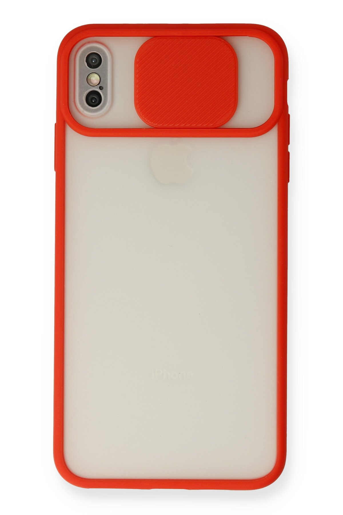 Newface iPhone XS Max Kılıf Platin Silikon - Siyah