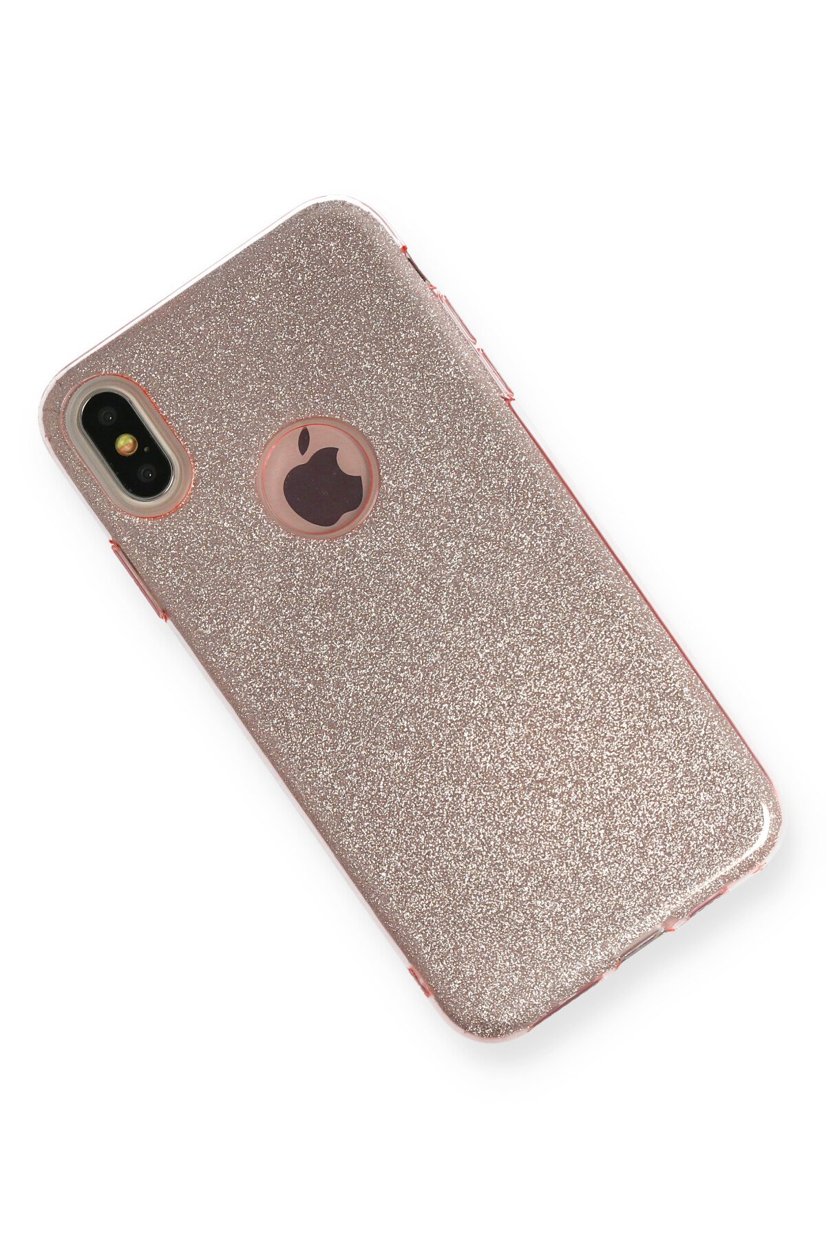Newface iPhone XS Max Kılıf Miami Şeffaf Silikon - Gri