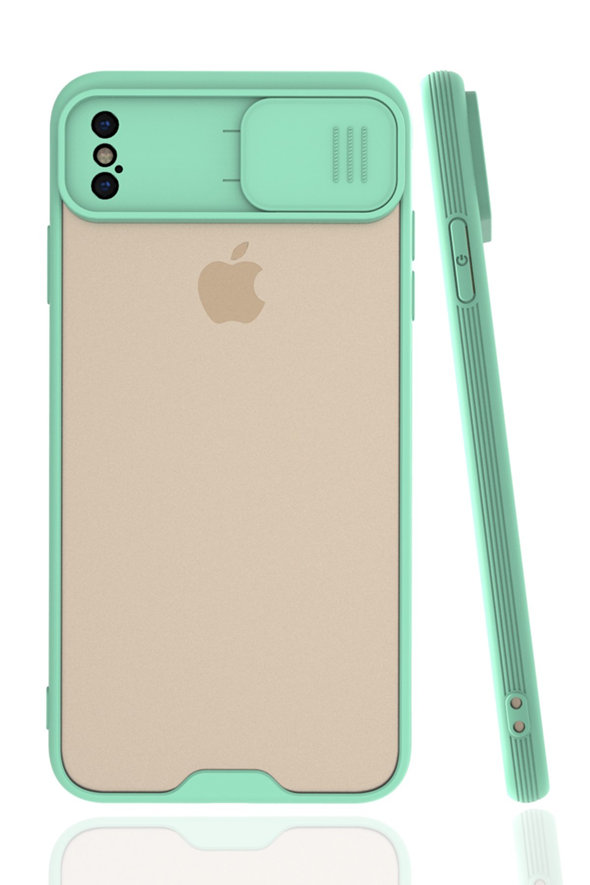 Newface iPhone XS Max Kılıf Montreal Silikon Kapak - Lacivert