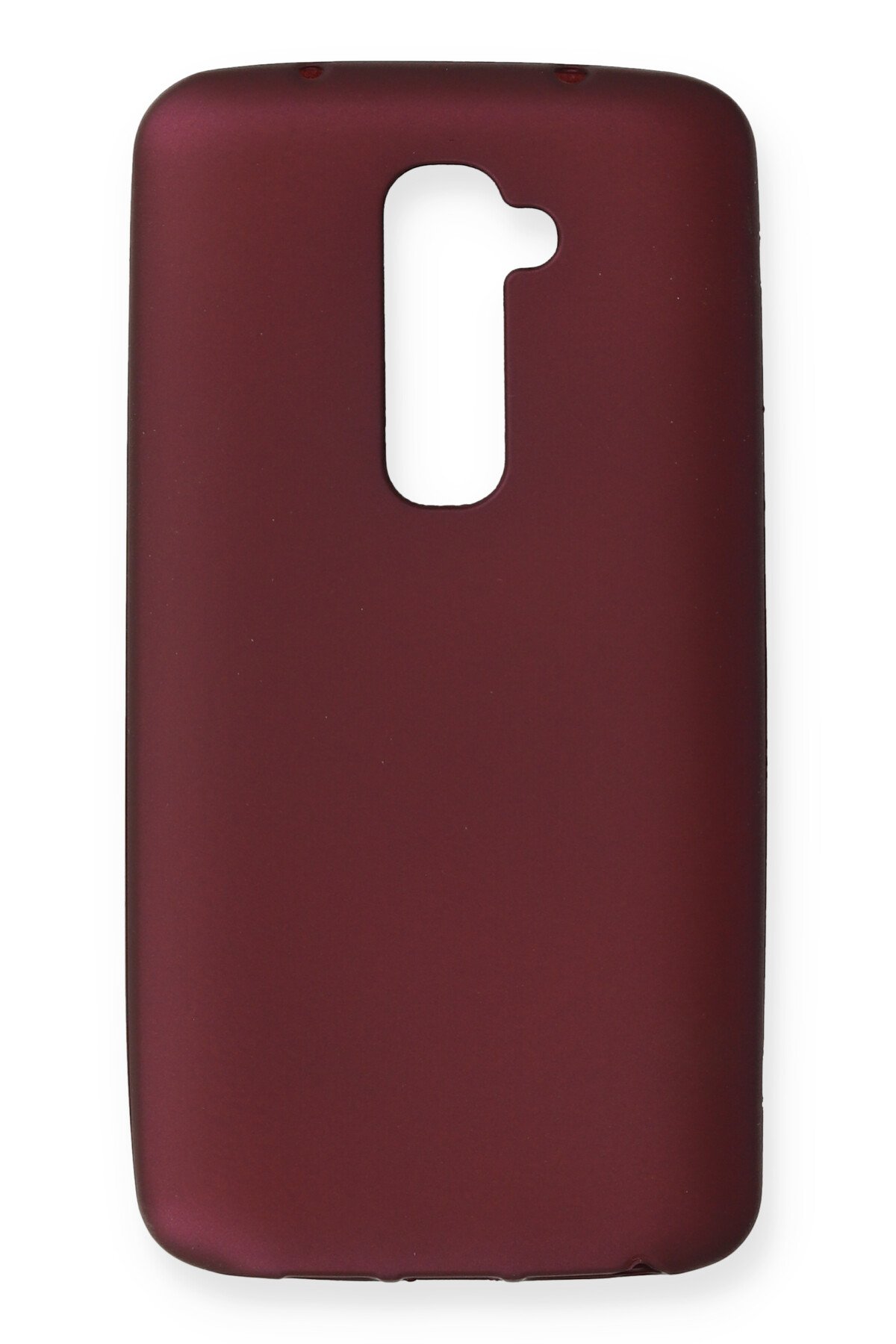 Newface LG G2 Kılıf First Silikon - Bordo