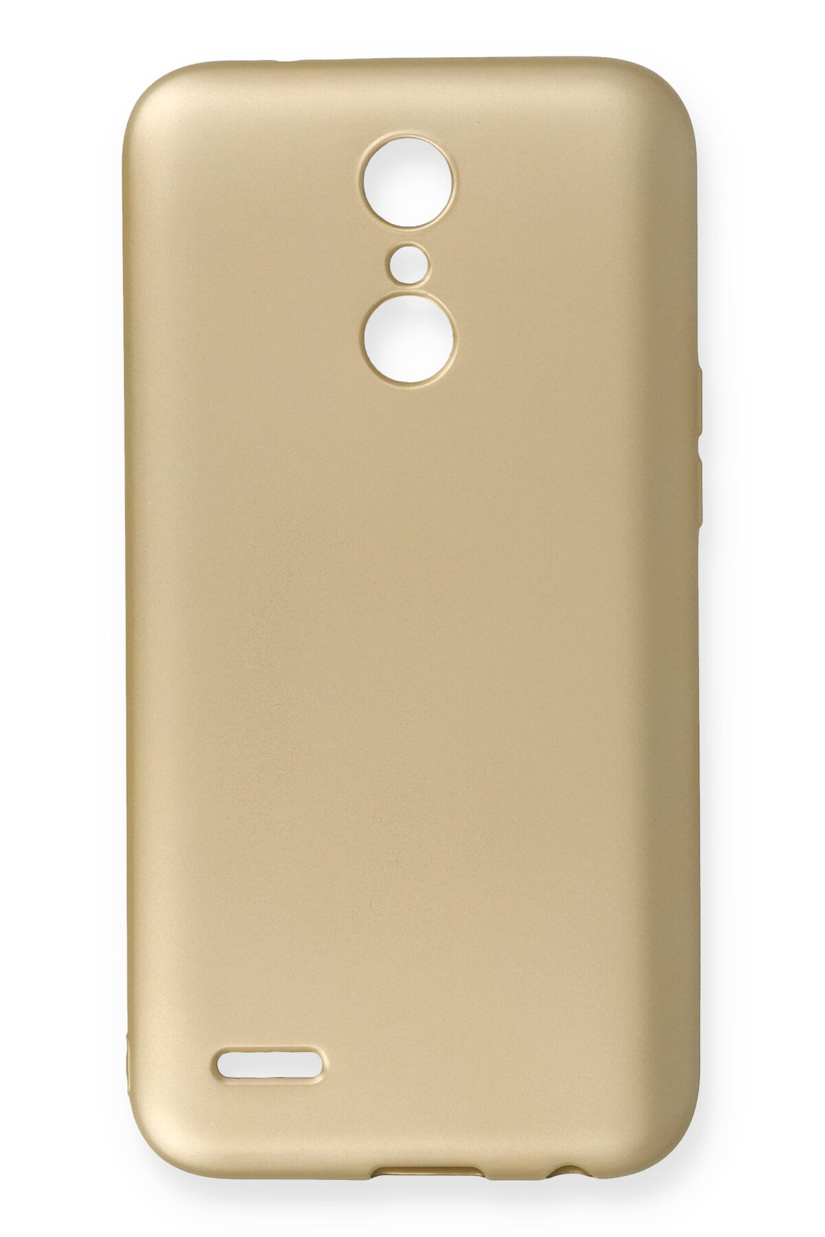Newface LG K10 2017 Kılıf First Silikon - Gold