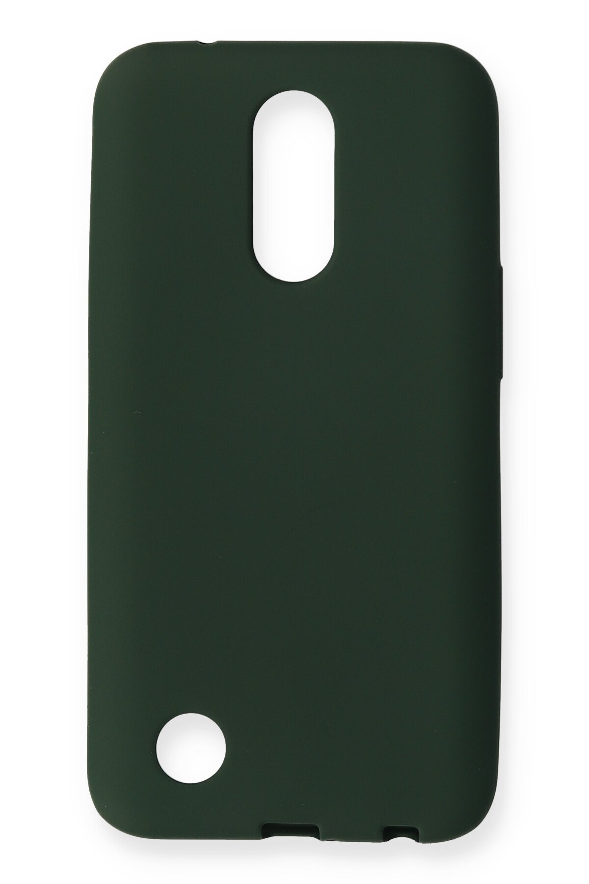 Newface LG K10 2017 Kılıf First Silikon - Koyu Yeşil