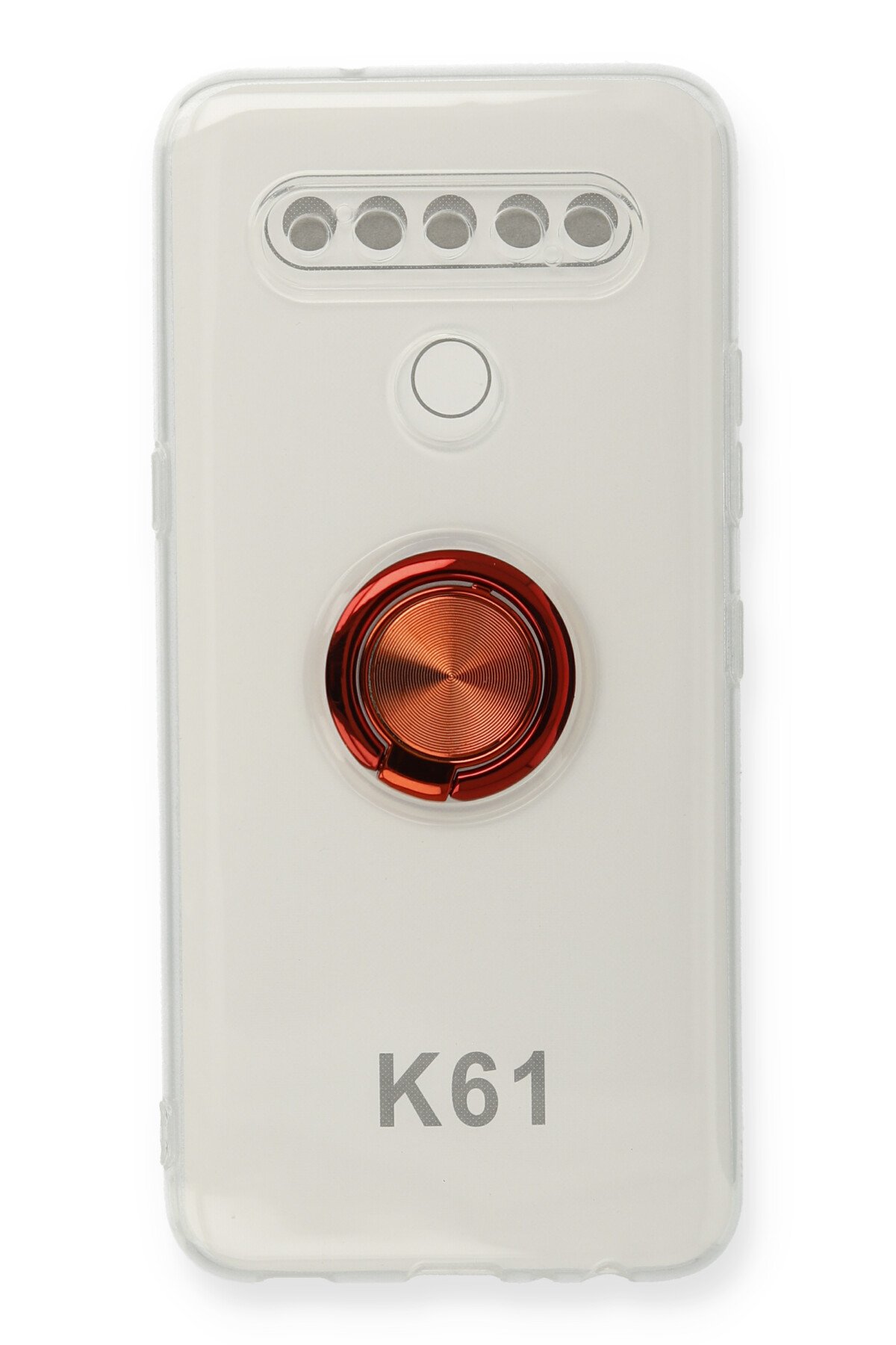 Newface LG K61 Kılıf Lüx Şeffaf Silikon - Şeffaf
