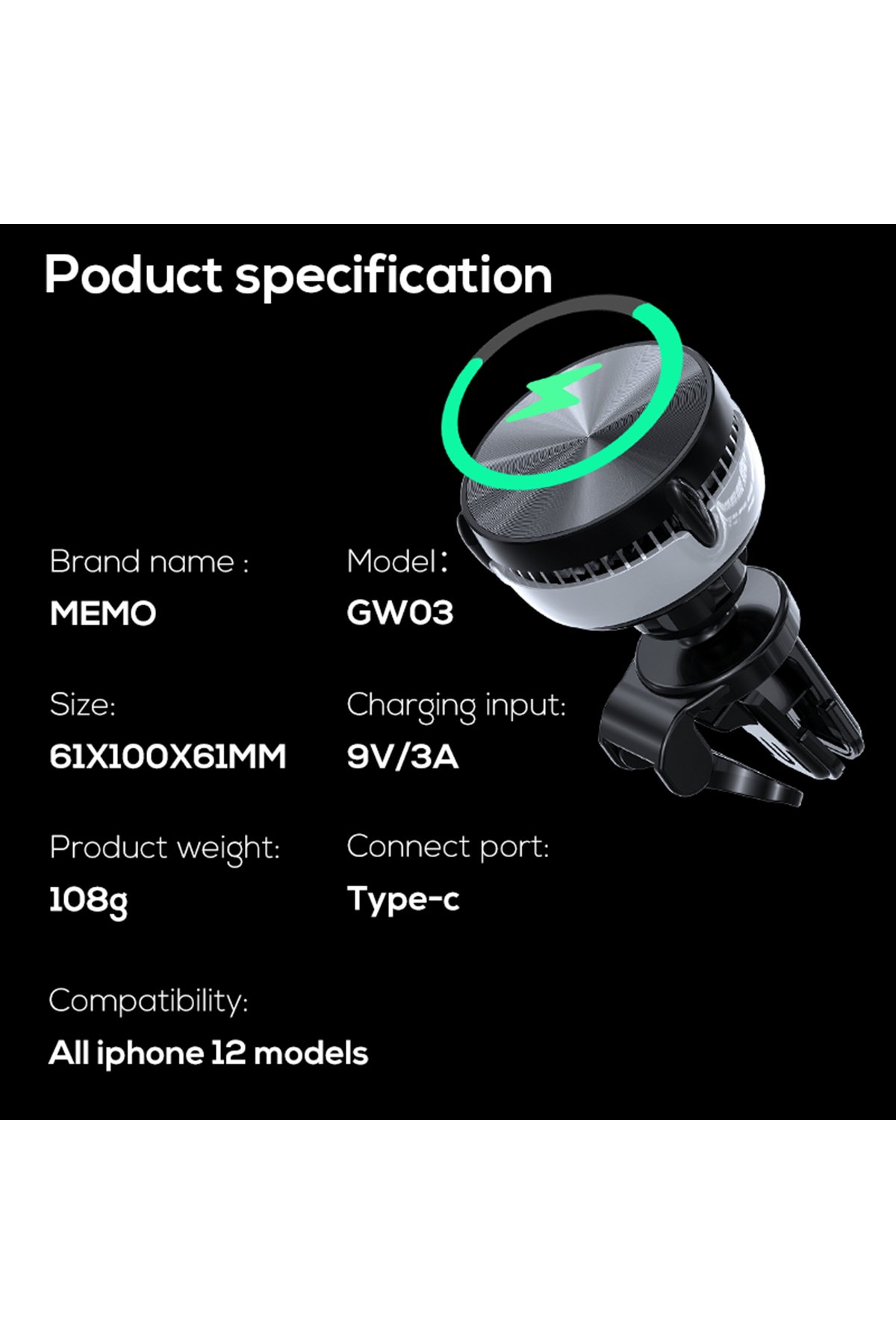 Newface RCC-N18 Usb ve Type-C 93W PD Araç Şarjı - Siyah