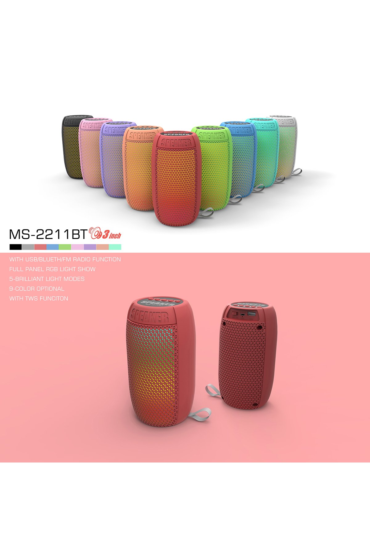 Newface Pen 108 Universal Dokunmatik Stylus Kalem - Pembe