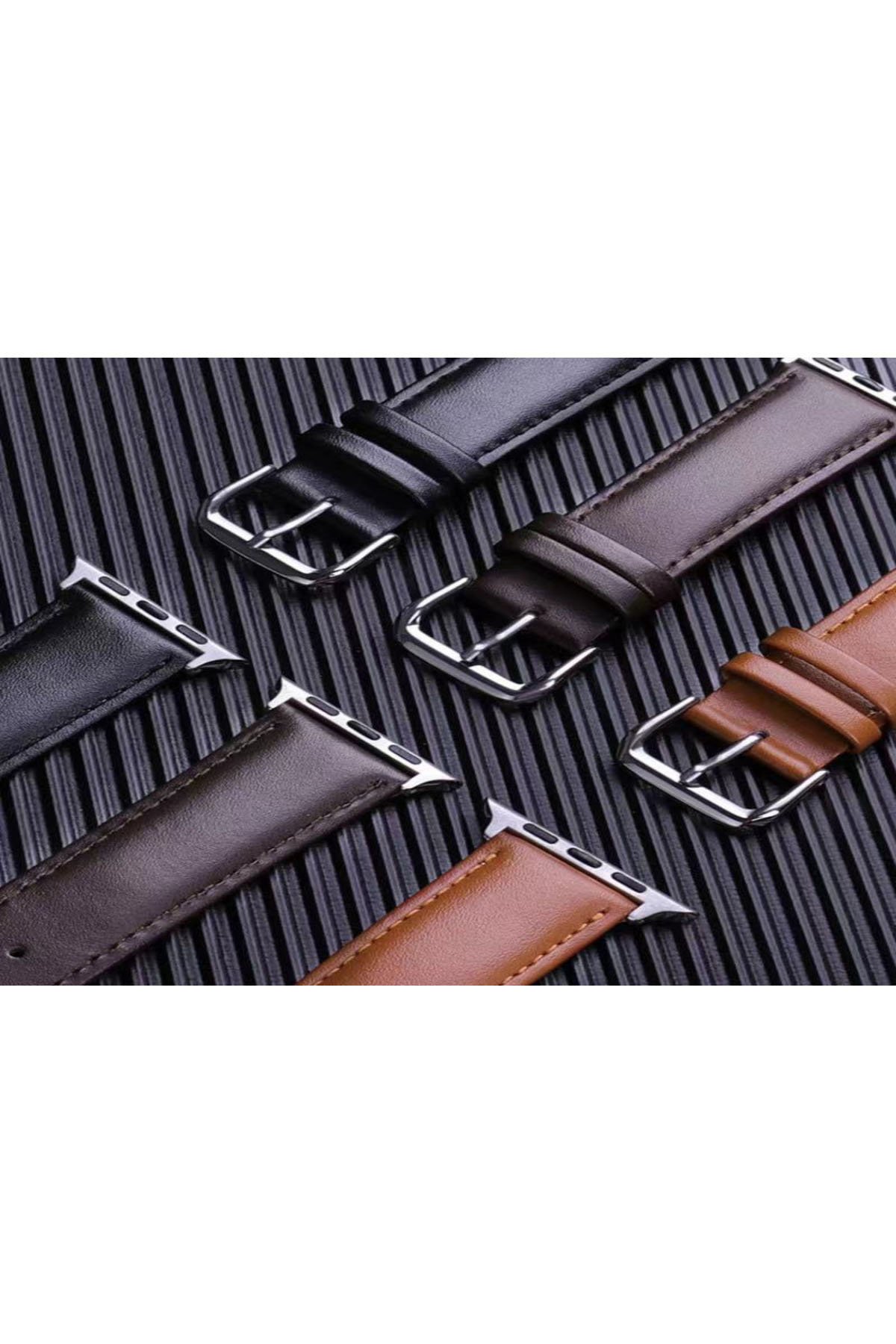 Newface Apple Watch 44mm Metal Petek Kasalı Kordon - Gümüş